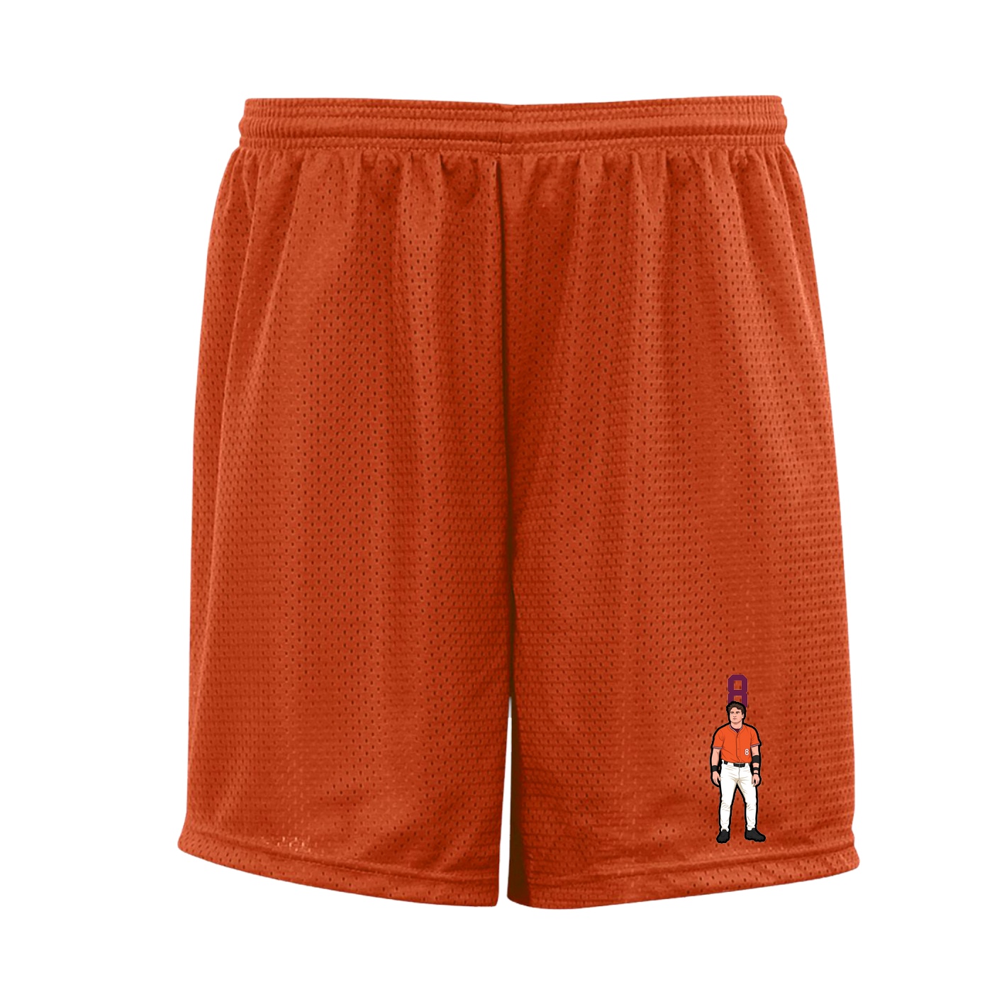 Shorts — Number Top in Orange