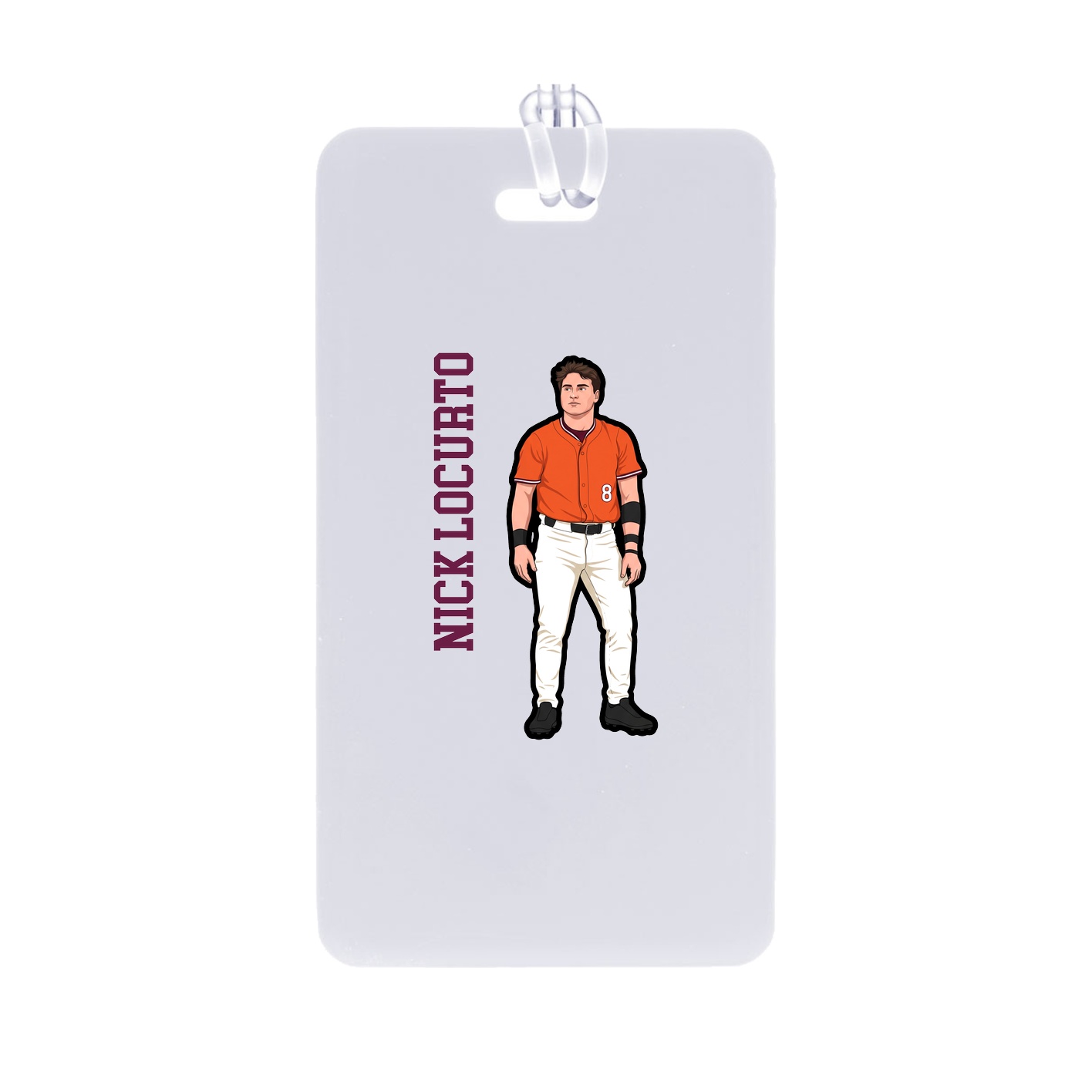 Bag Tag — Name Vertical in Classic