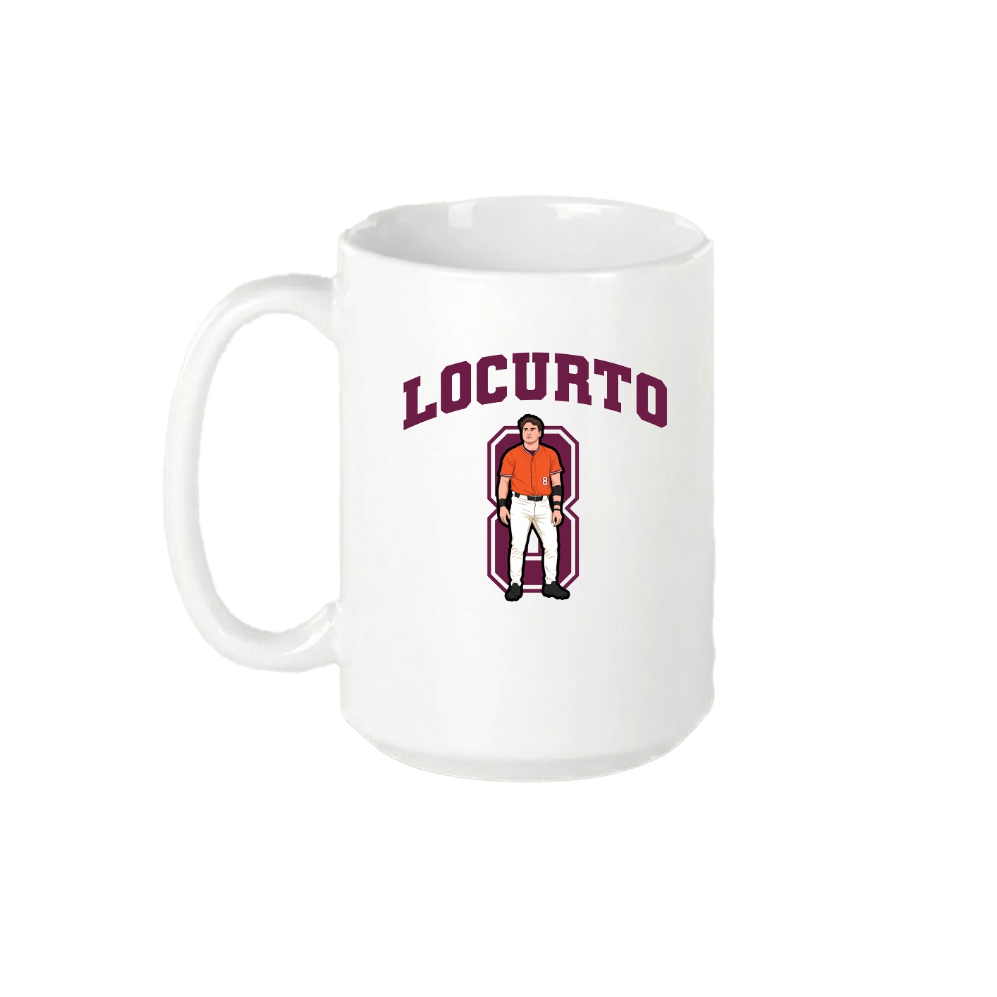 15oz Coffee Mug — Number in White