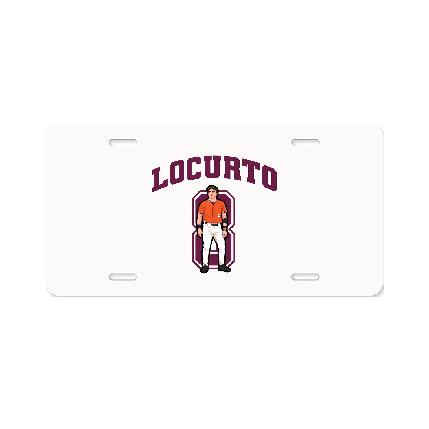 License Plate — Number in Classic