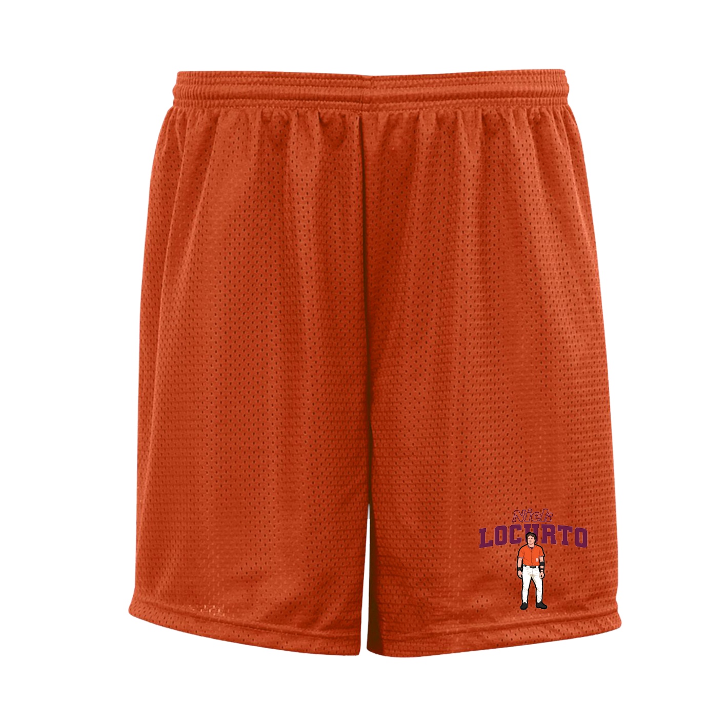 Shorts — Name Arch in Orange