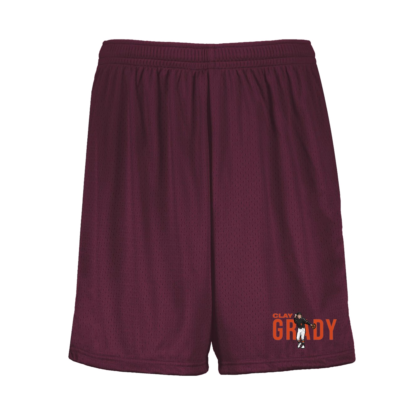 Shorts — Player Name in Maroon