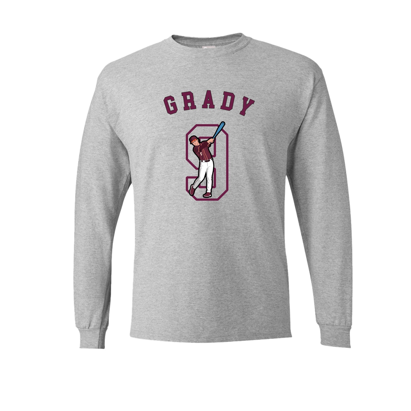 Long Sleeve Tee — Shirsey Arch in Grey