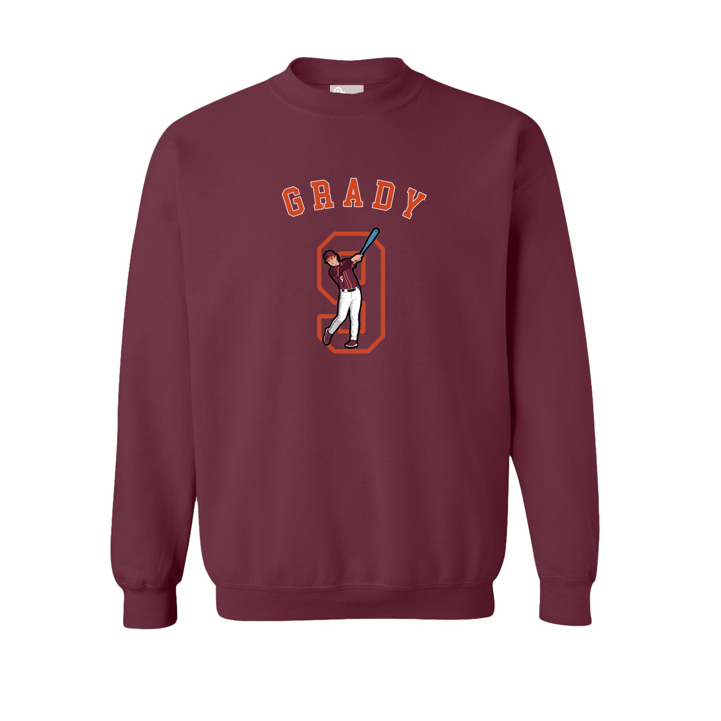 Fleece Crew — Shirsey Arch in Maroon