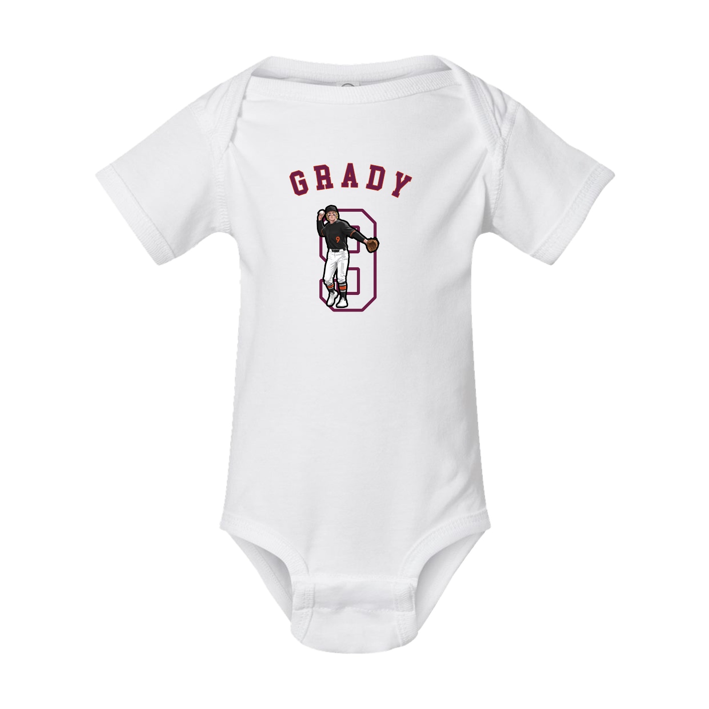 Baby Onesie — Shirsey Arch in White