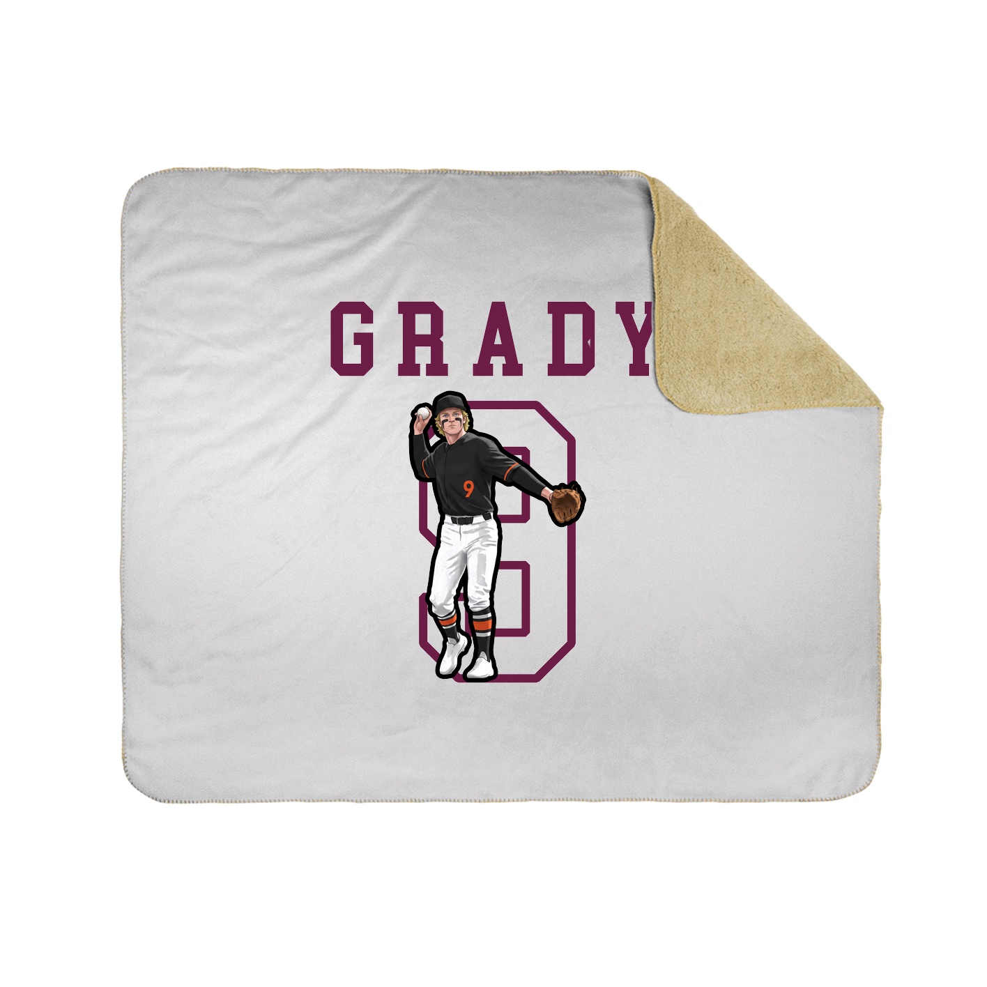 Throw Blanket — Shirsey in White