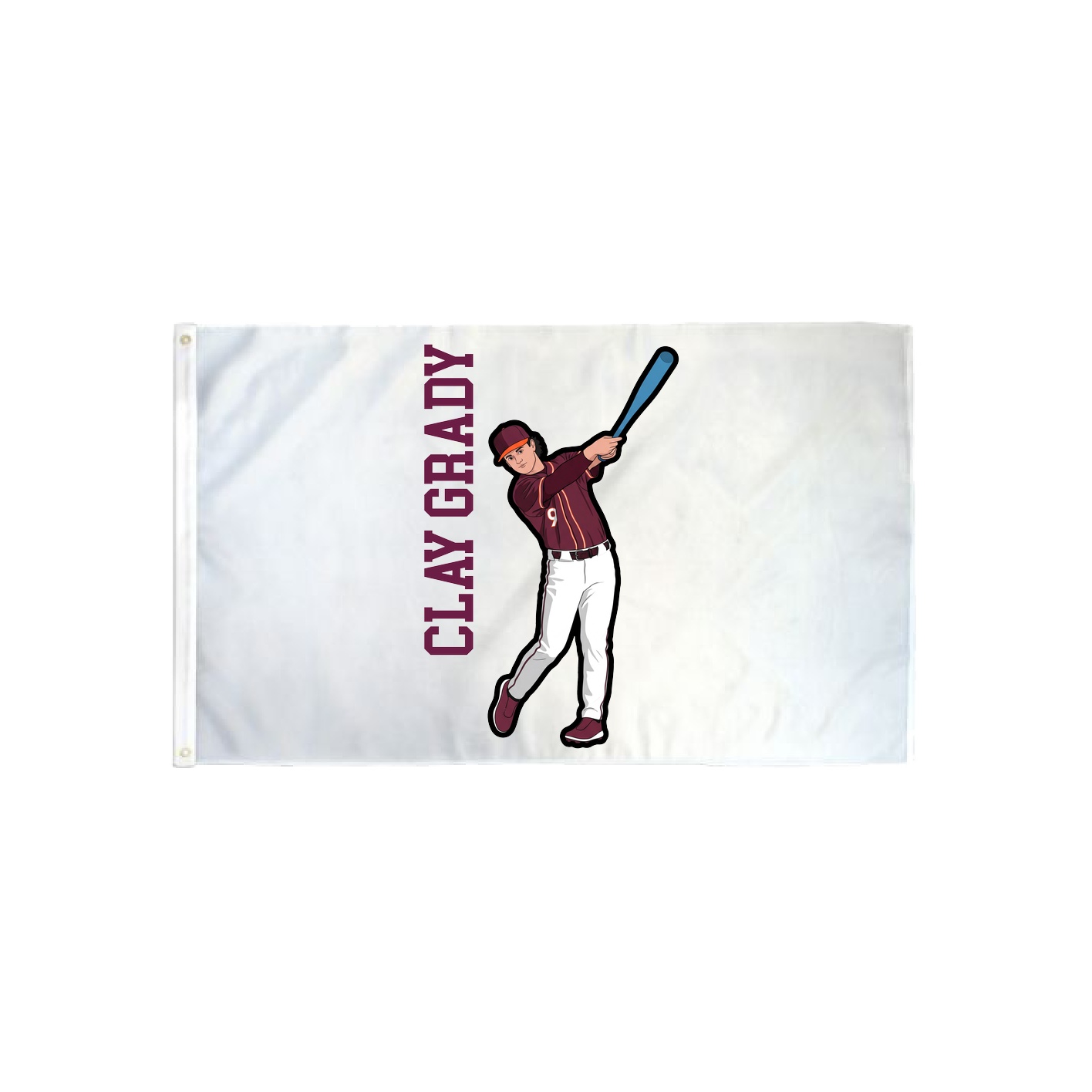 3x5 Flag — Name Vertical in Classic