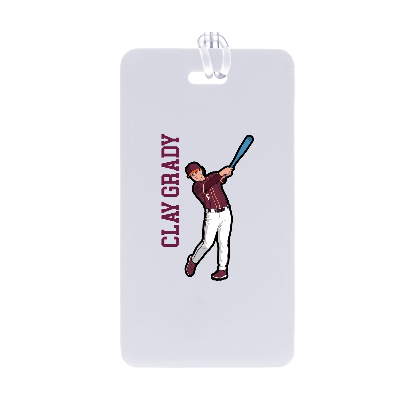 Bag Tag — Name Vertical in Classic