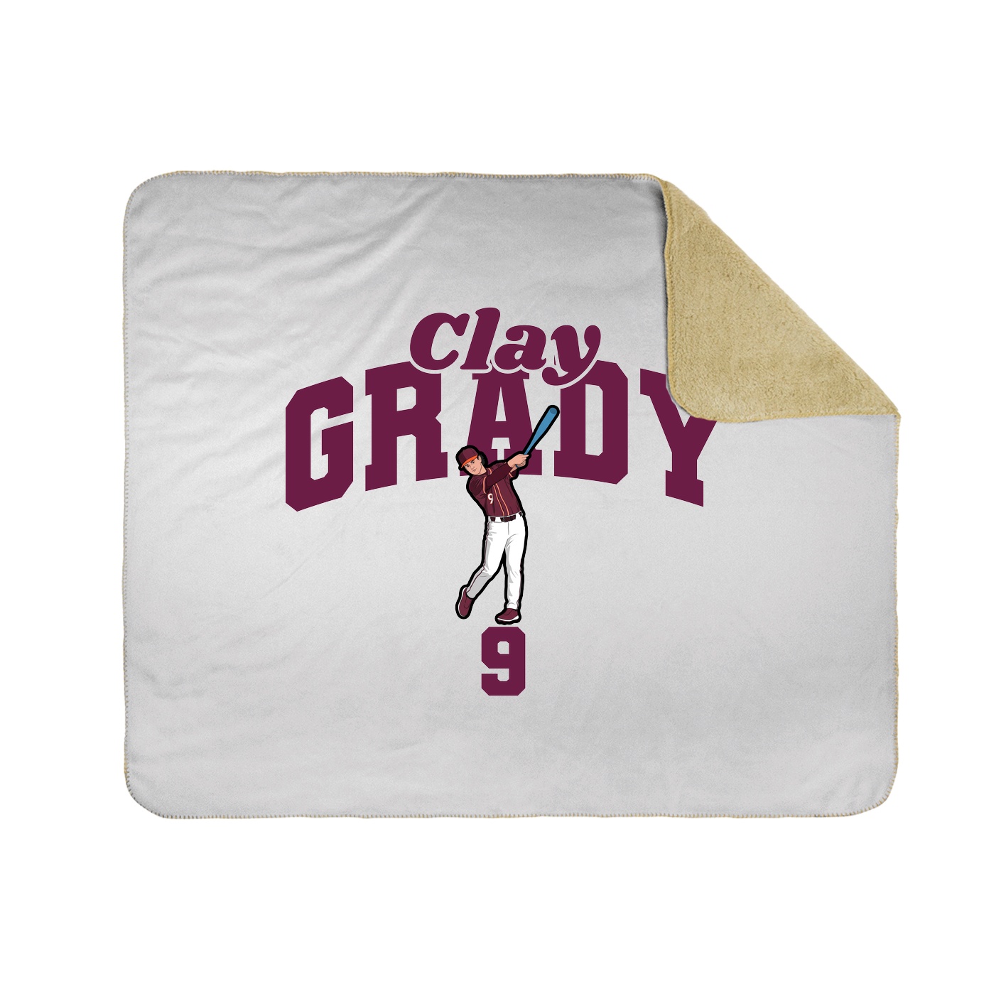 Throw Blanket — Signature Arch in White