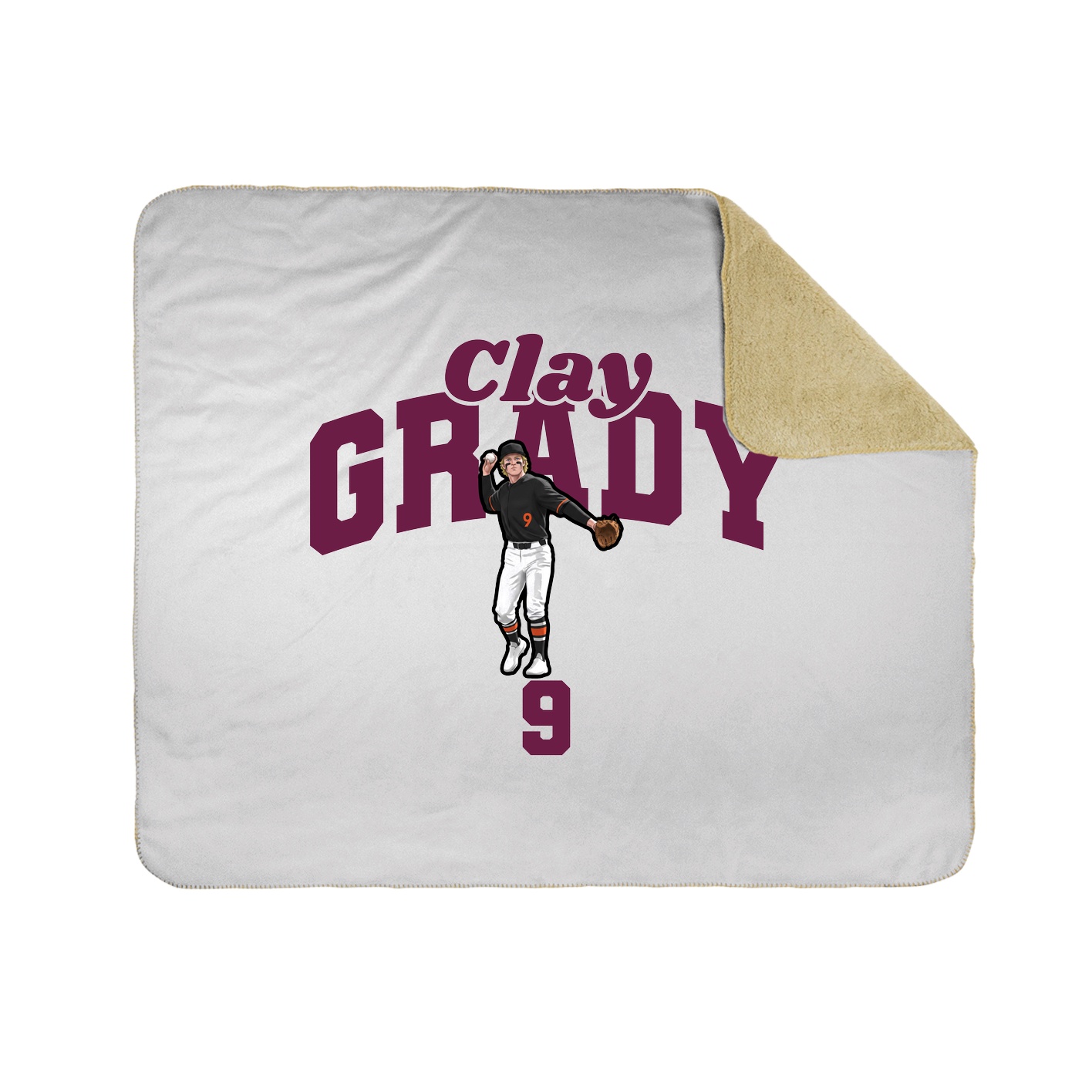 Throw Blanket — Signature Arch in White