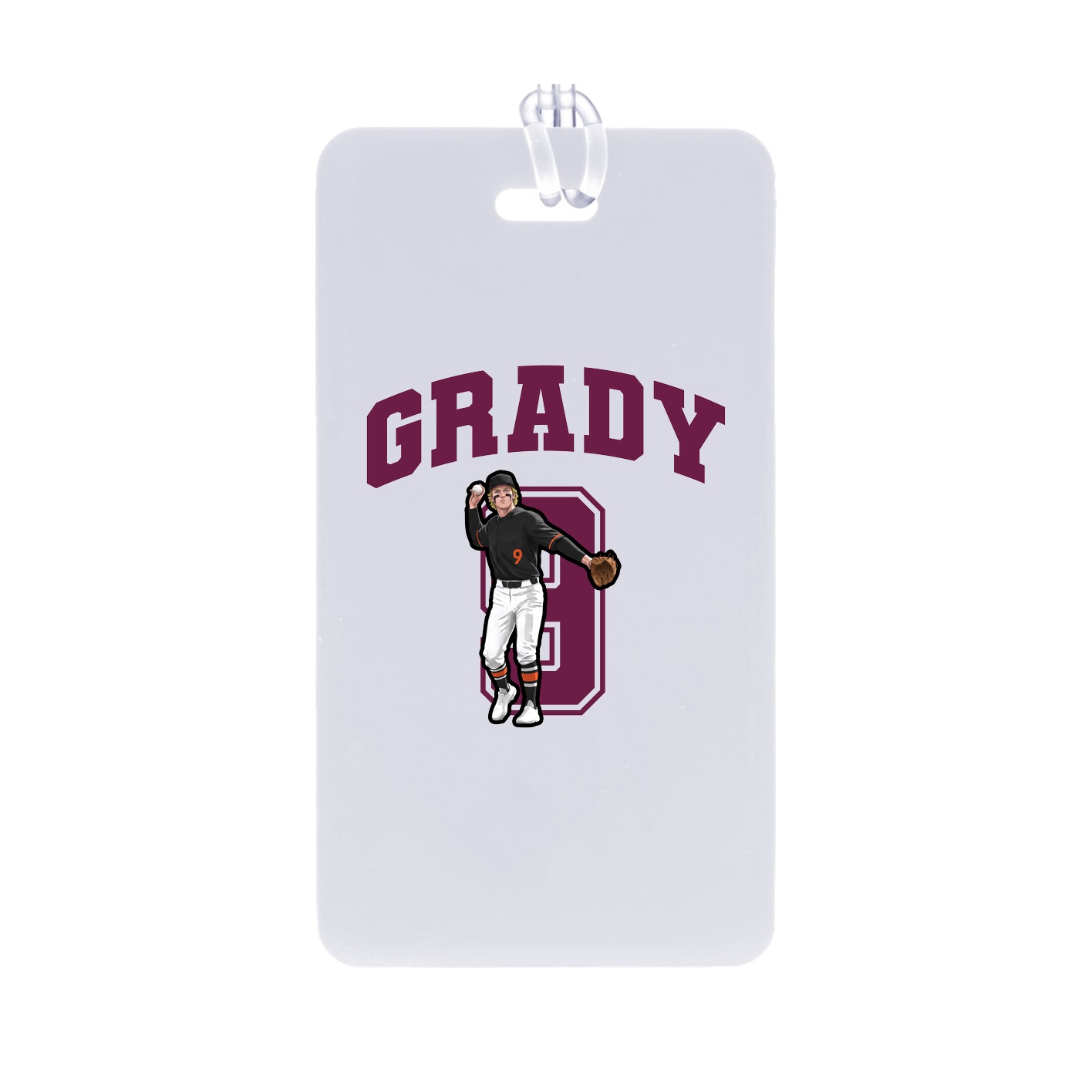 Bag Tag — Number in Classic