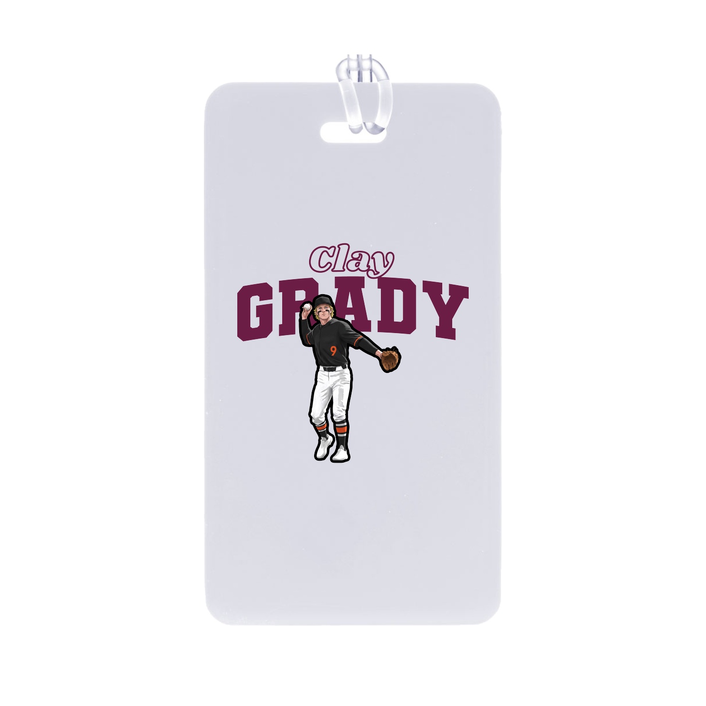 Bag Tag — Name Arch in Classic