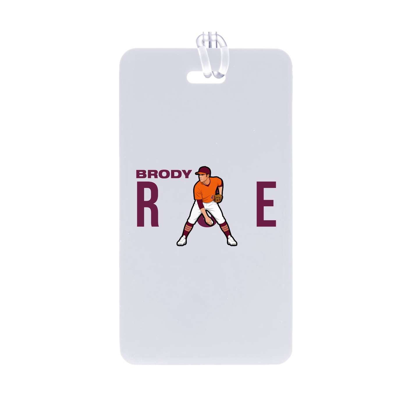 Bag Tag — Player Name in Classic