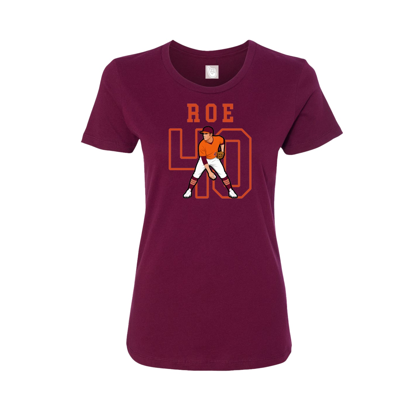 Fitted Women's Tee — Shirsey in Maroon