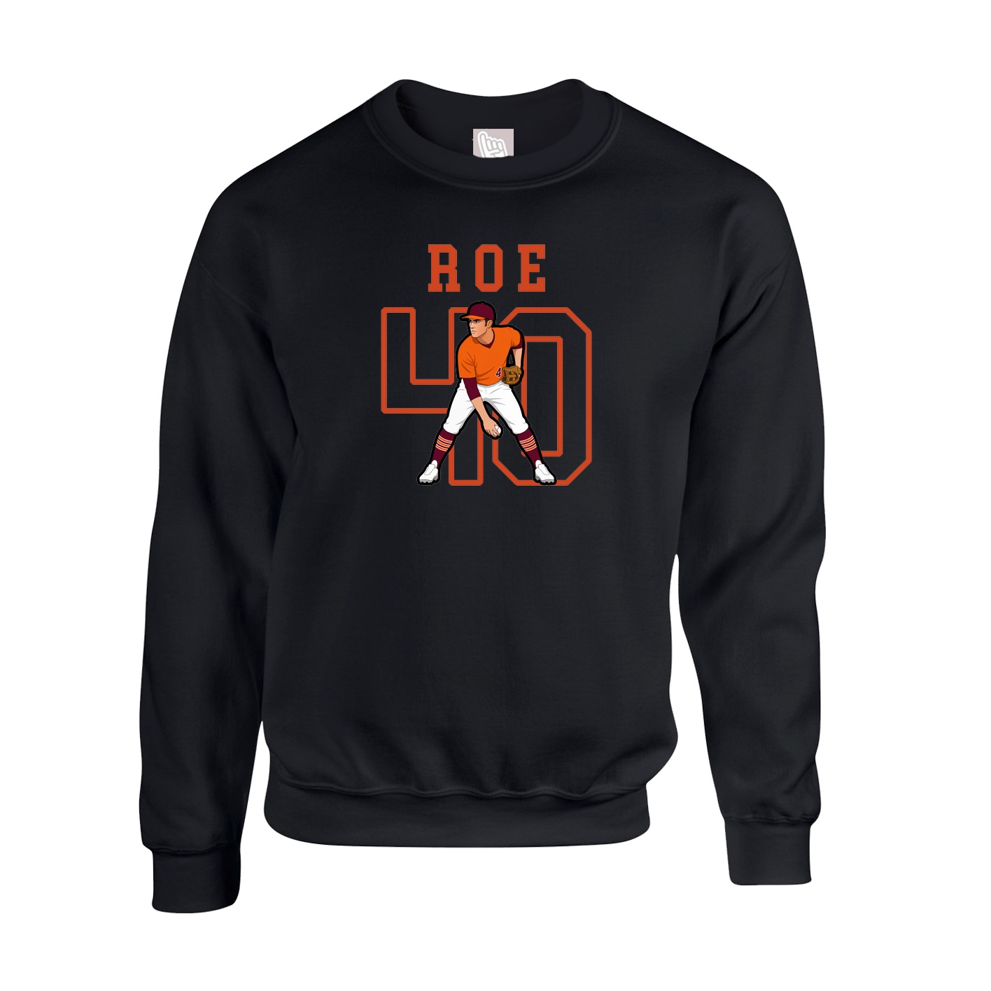 Fleece Crew — Shirsey in Black