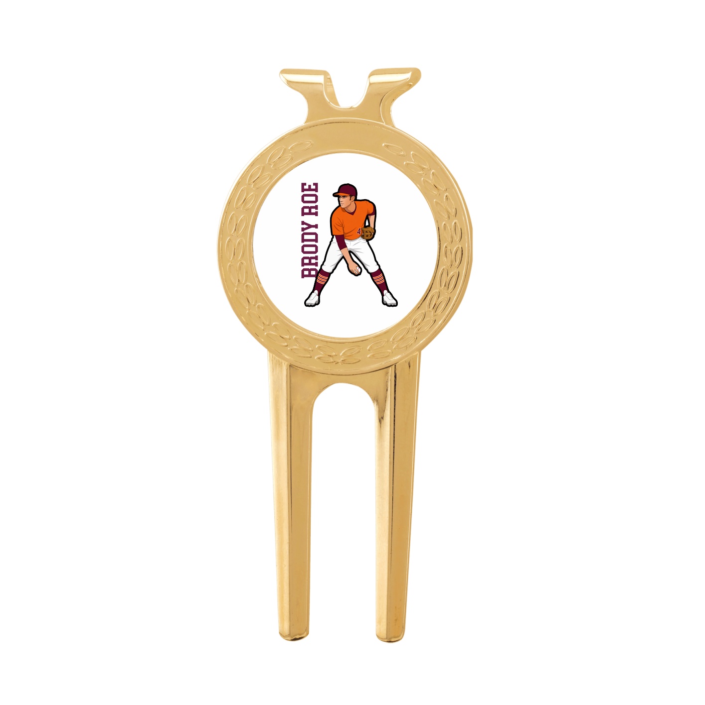 Divot Tool with Ball Marker — Name Vertical in Classic