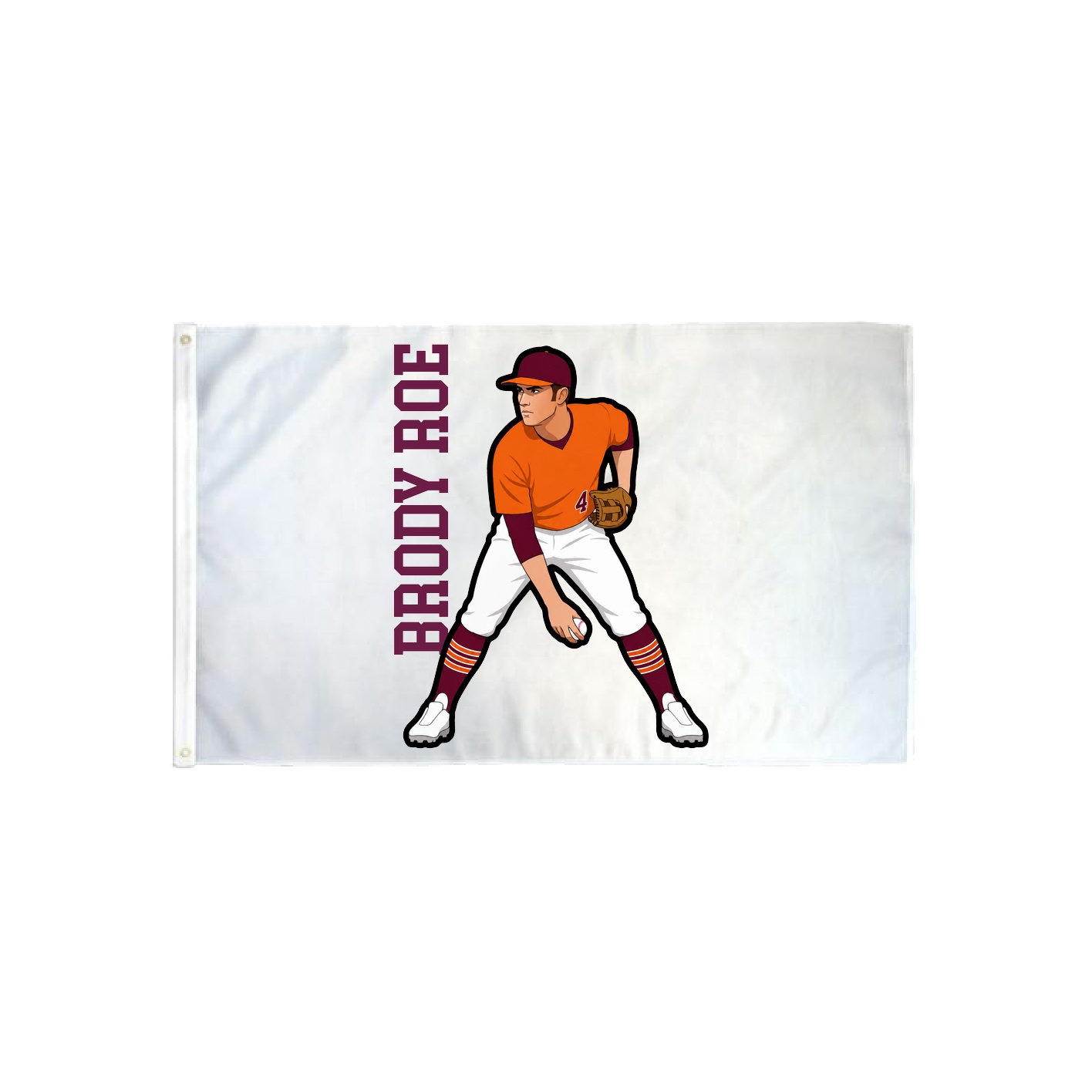 3x5 Flag — Name Vertical in Classic