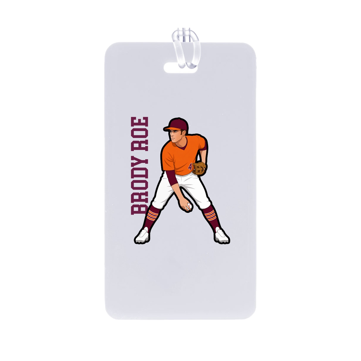 Bag Tag — Name Vertical in Classic