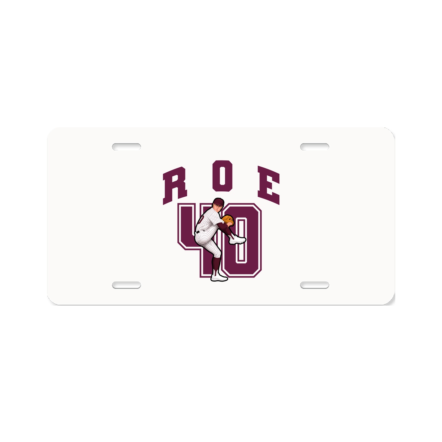 License Plate — Number in Classic