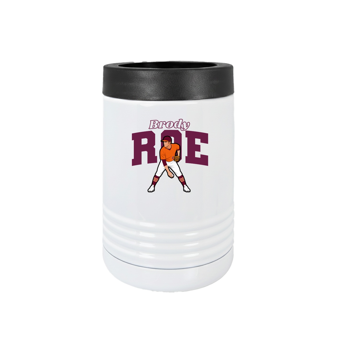 Beverage Holder — Name Arch in White
