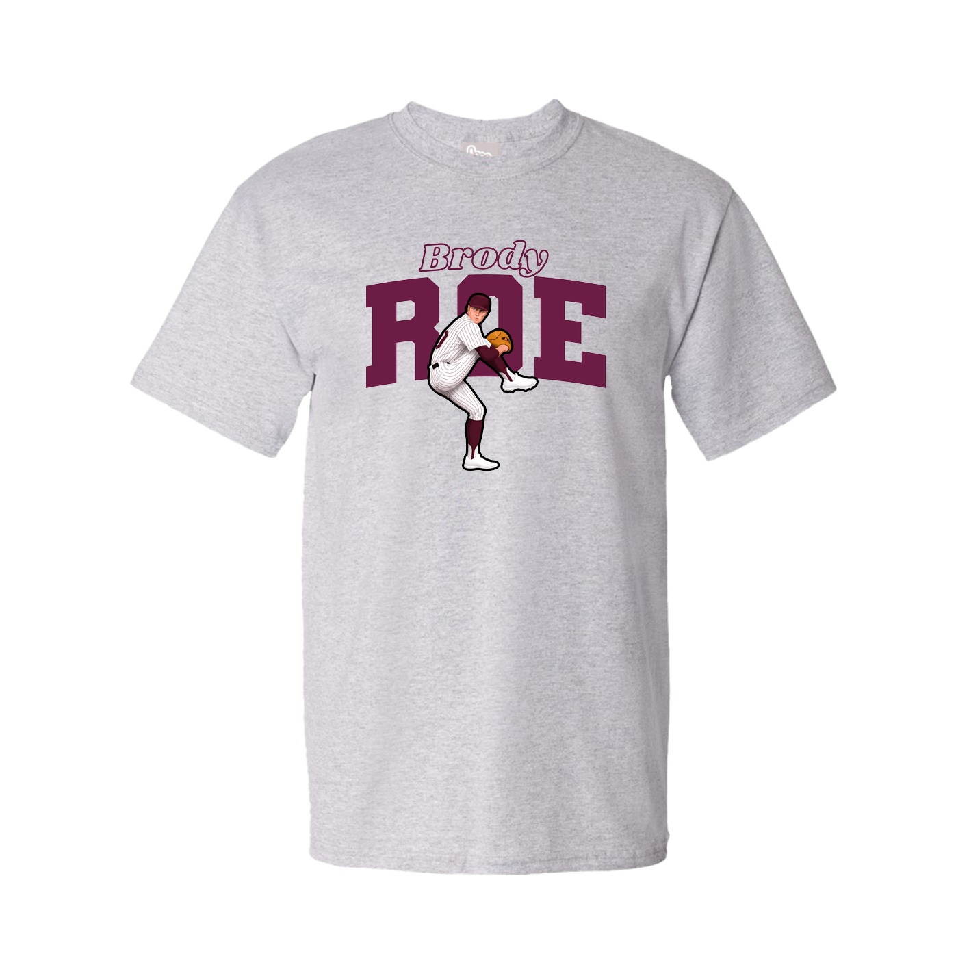 Tee — Name Arch in Grey