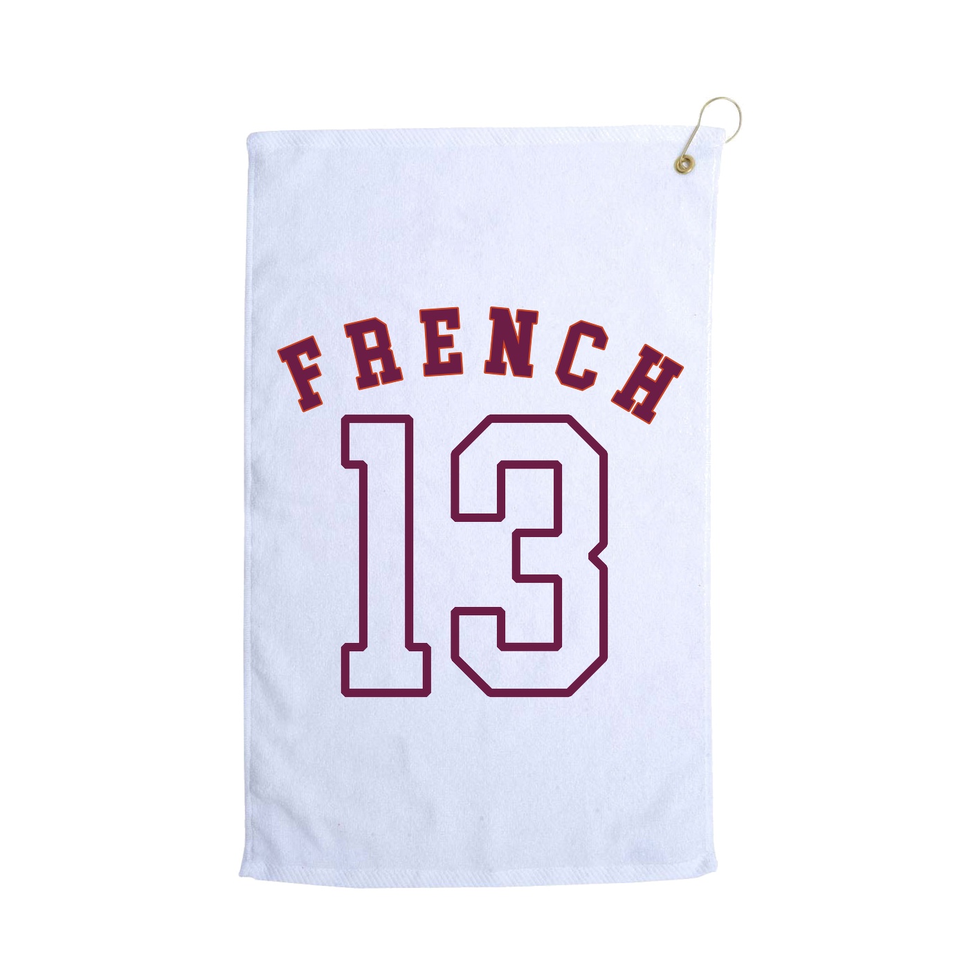 Golf Towel — Shirsey Arch in White