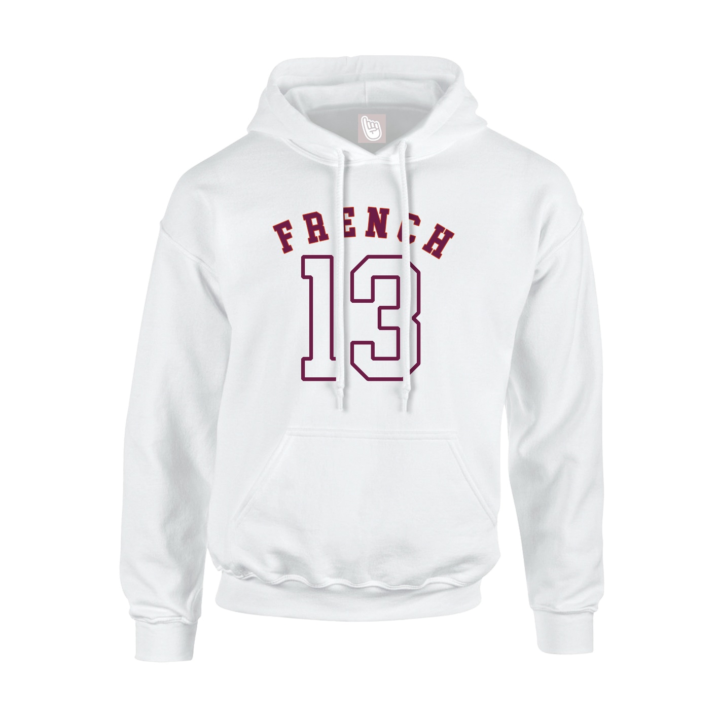 Hoodie — Shirsey Arch in White
