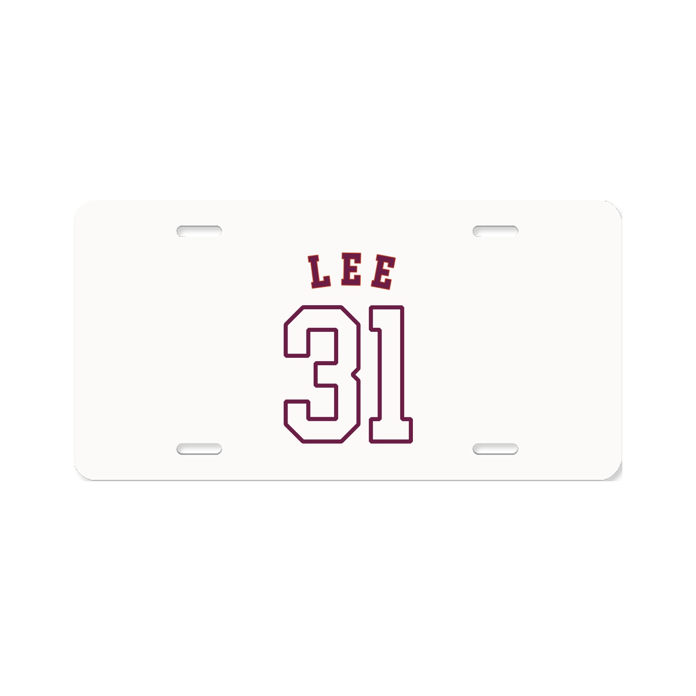 License Plate — Shirsey Arch in Classic