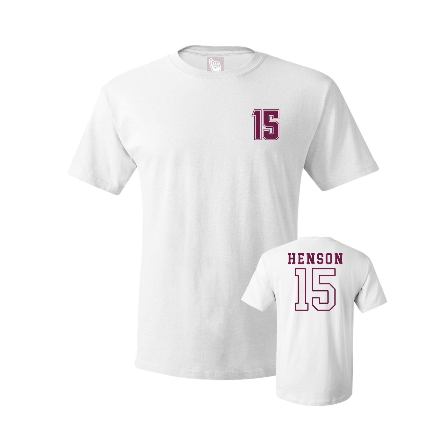 Youth Tee — Chest Back in White