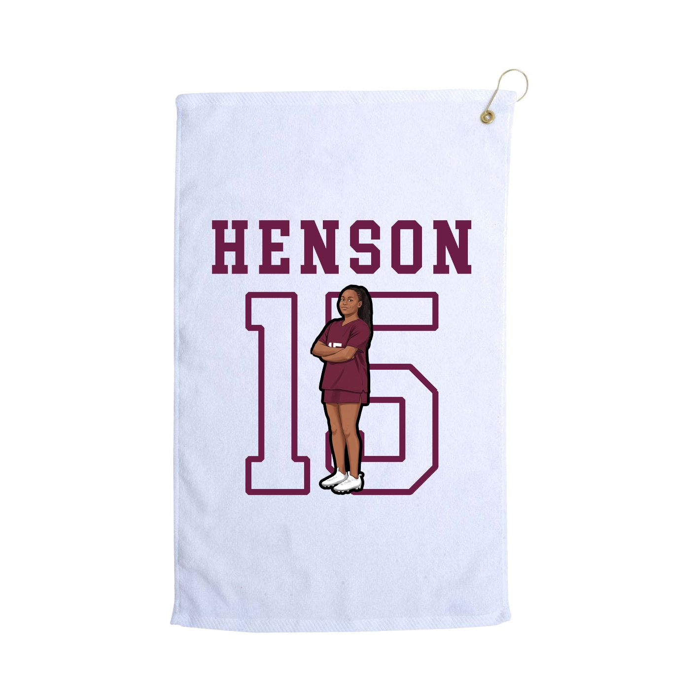 Golf Towel — Shirsey in White