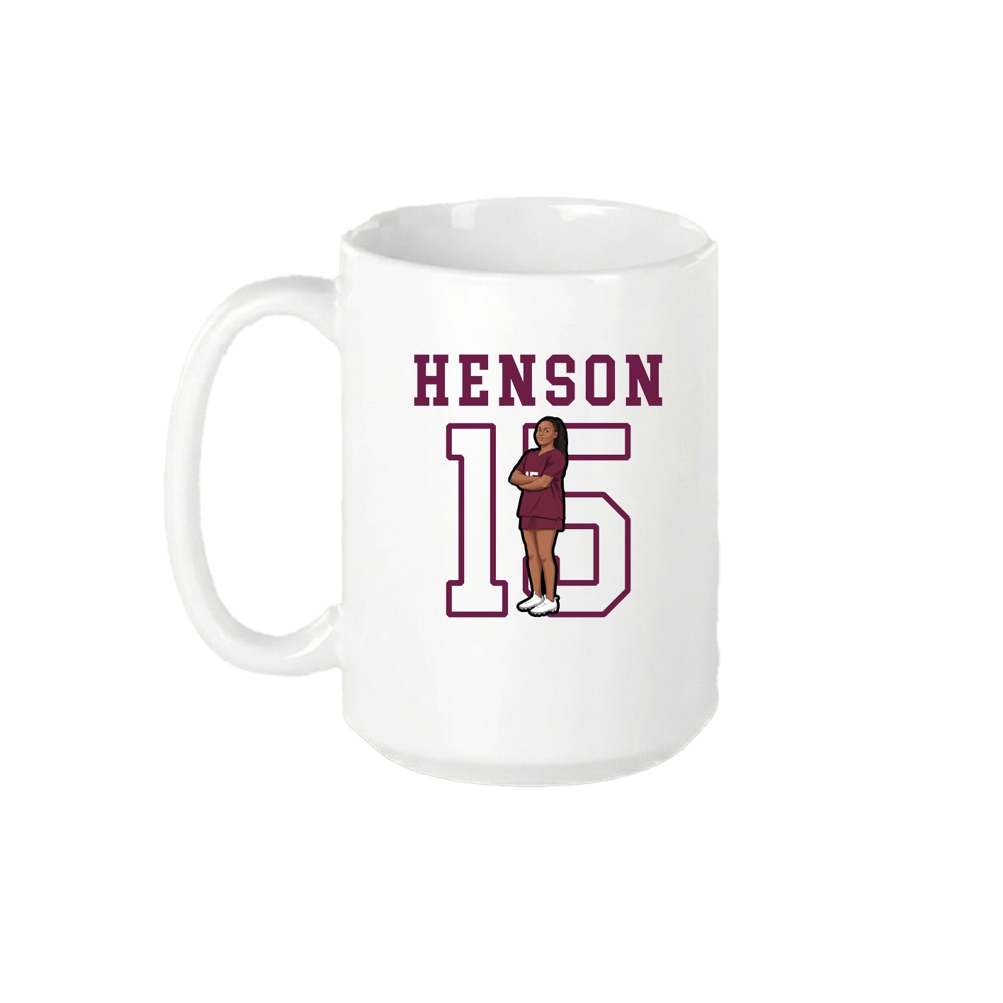15oz Coffee Mug — Shirsey in White