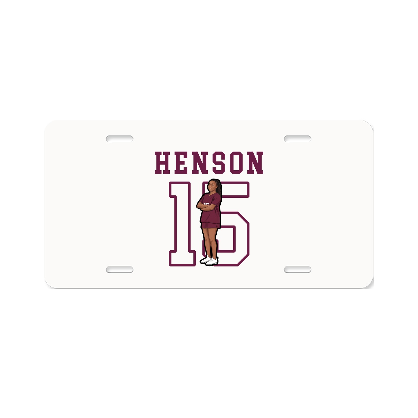 License Plate — Shirsey in Classic