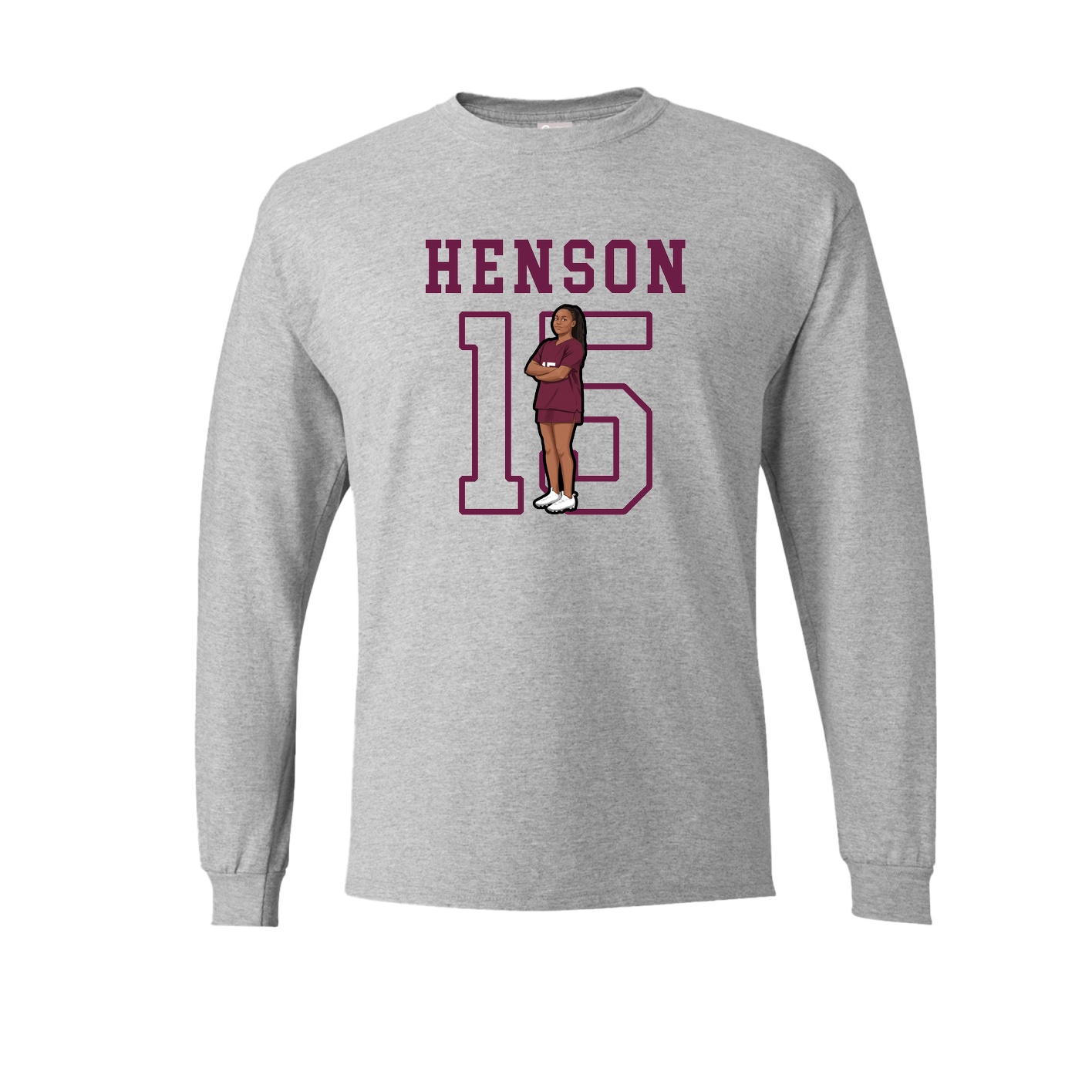 Long Sleeve Tee — Shirsey in Grey