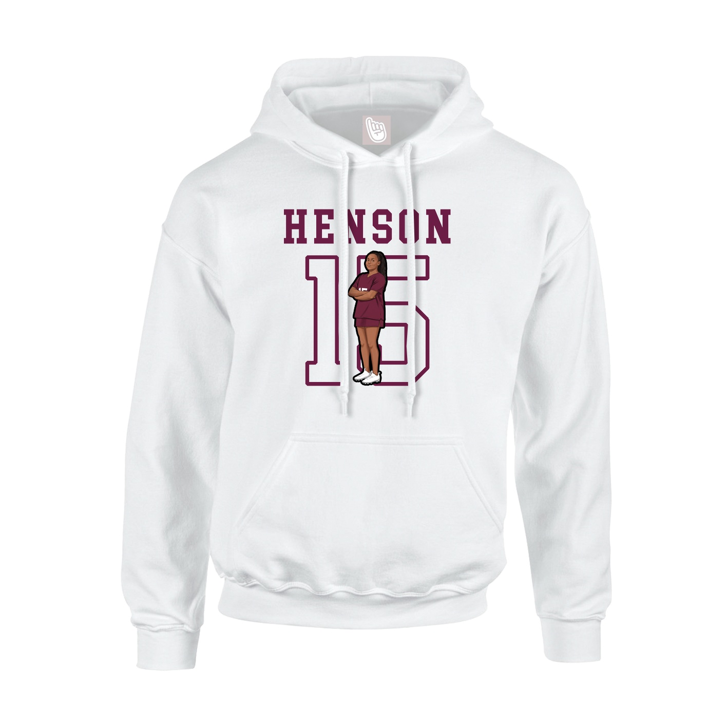 Hoodie — Shirsey in White