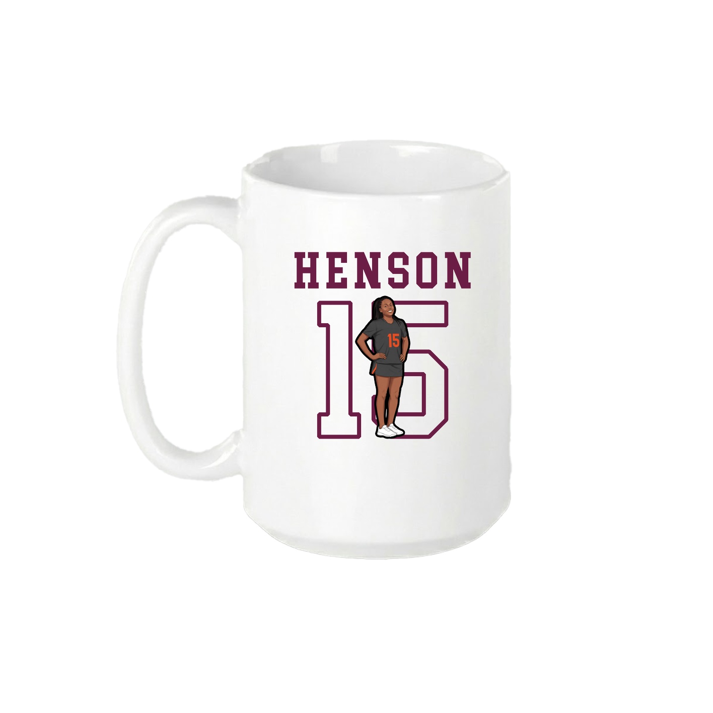 15oz Coffee Mug — Shirsey in White