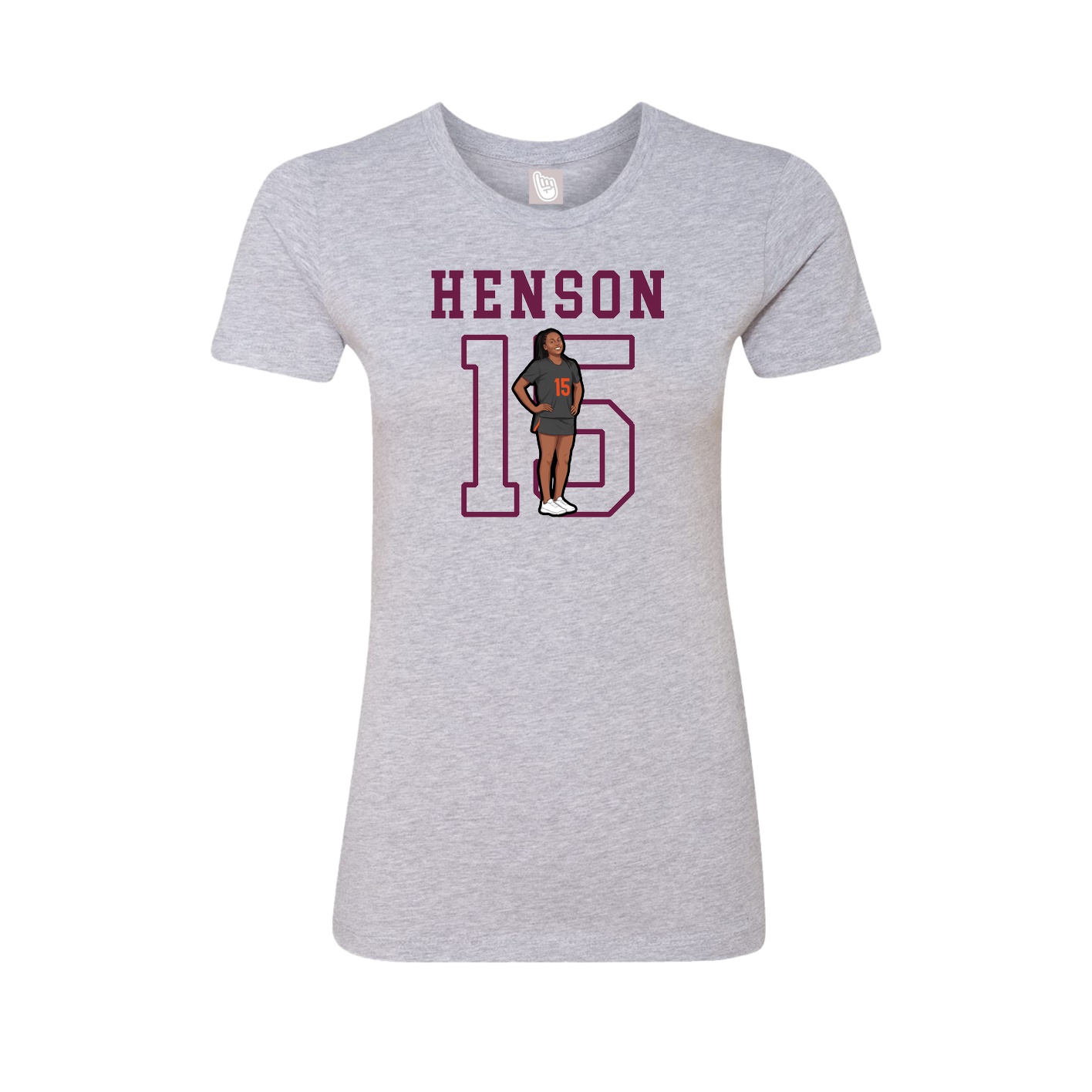 Fitted Women's Tee — Shirsey in Grey