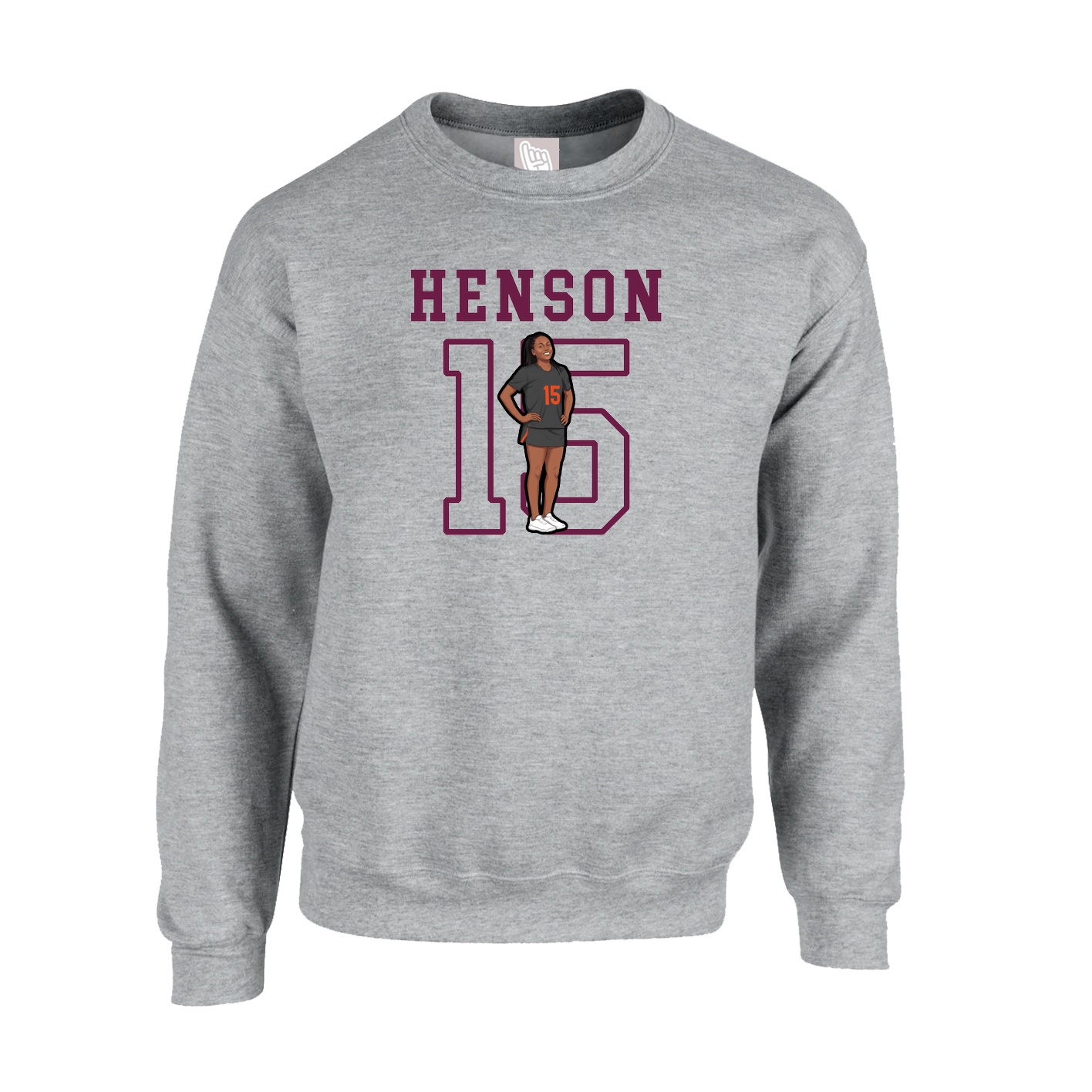 Fleece Crew — Shirsey in Grey