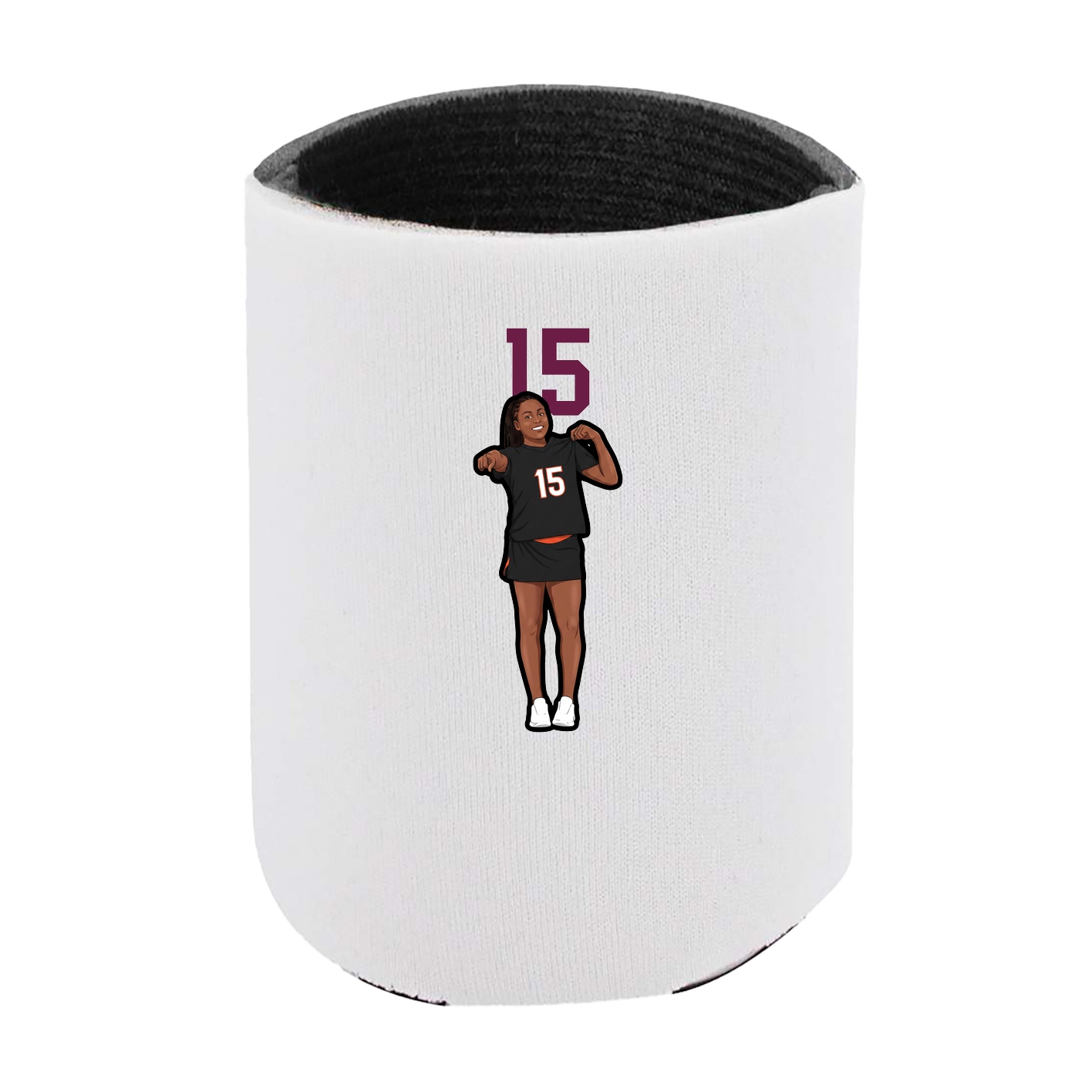Can Holder — Number Top in White