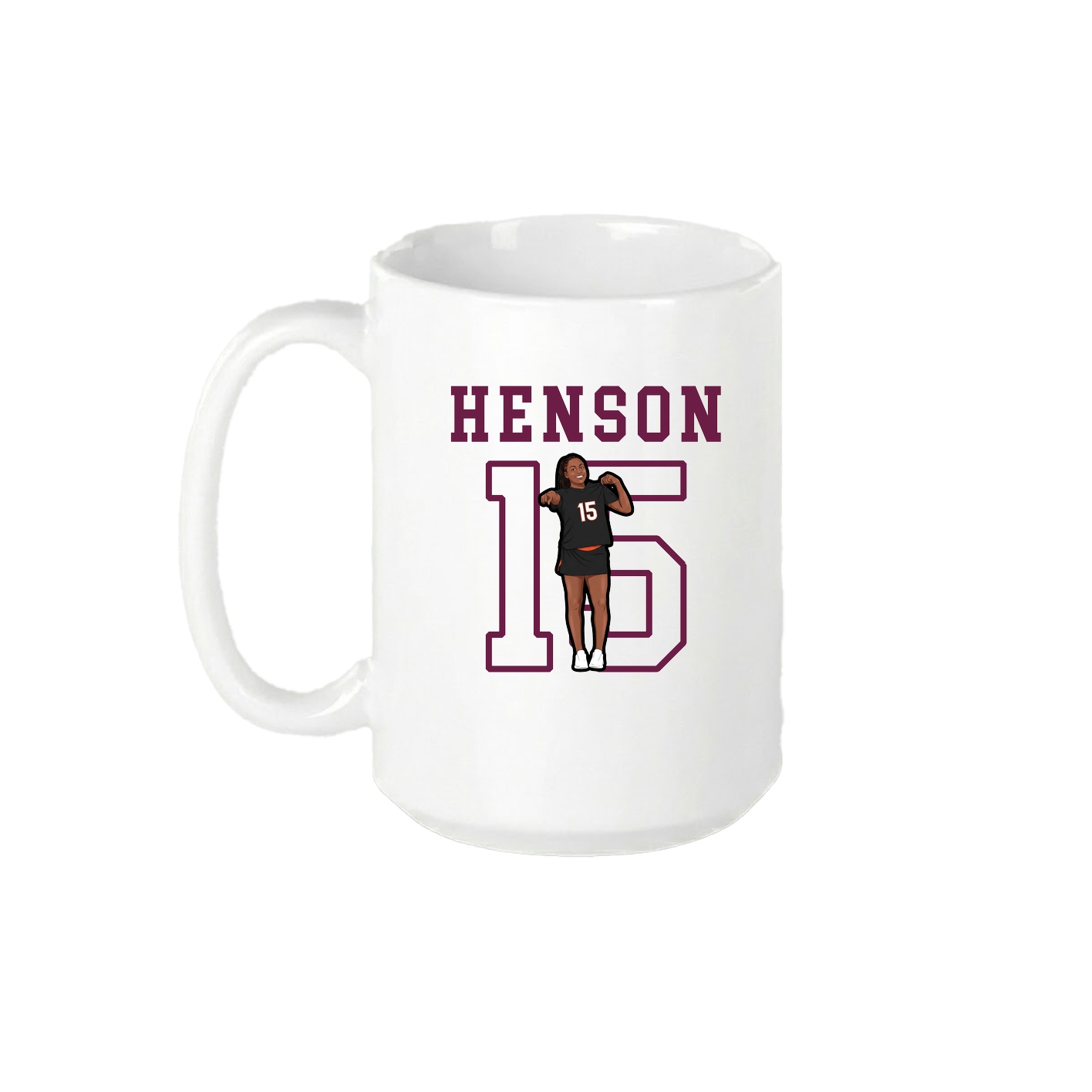 15oz Coffee Mug — Shirsey in White