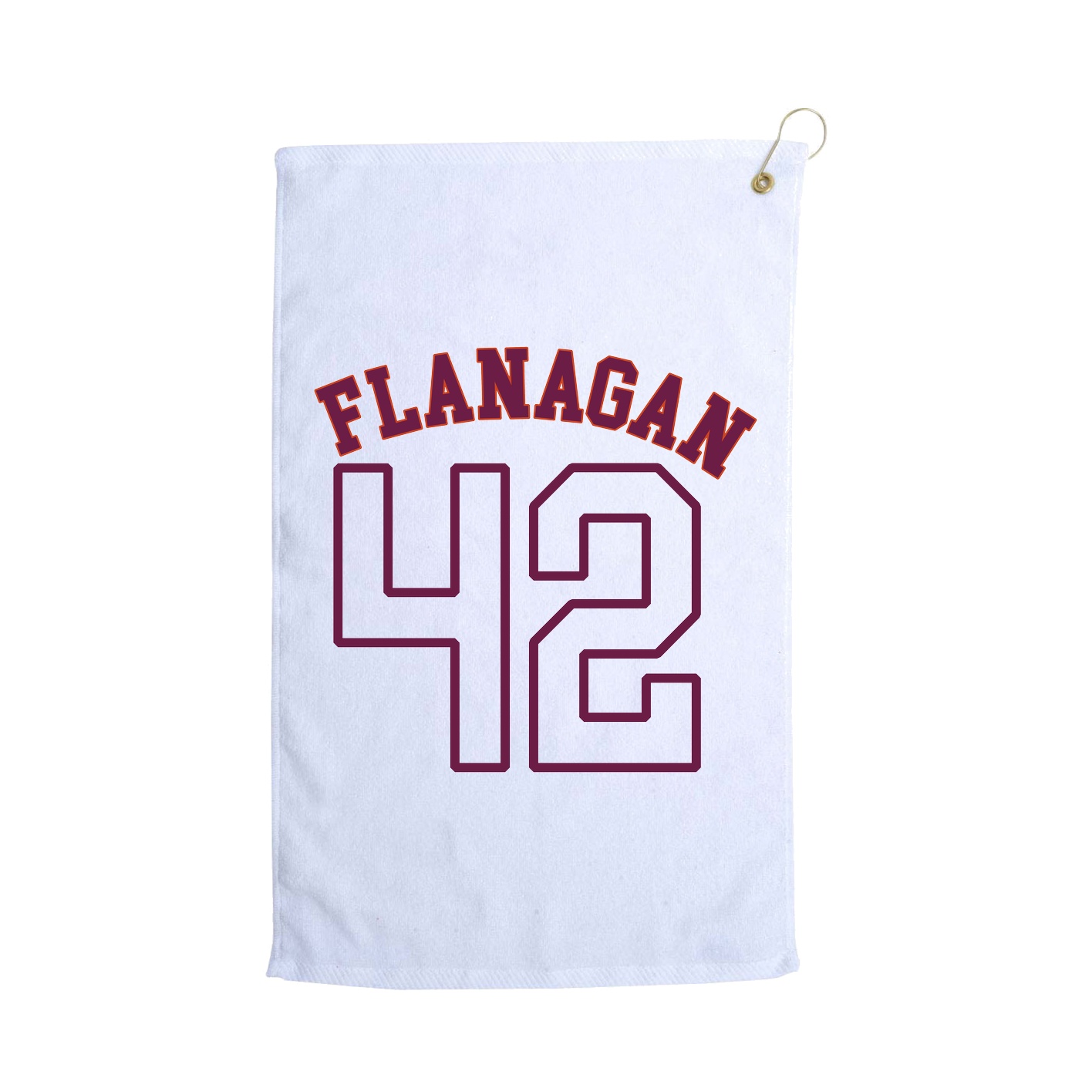Golf Towel — Shirsey Arch in White