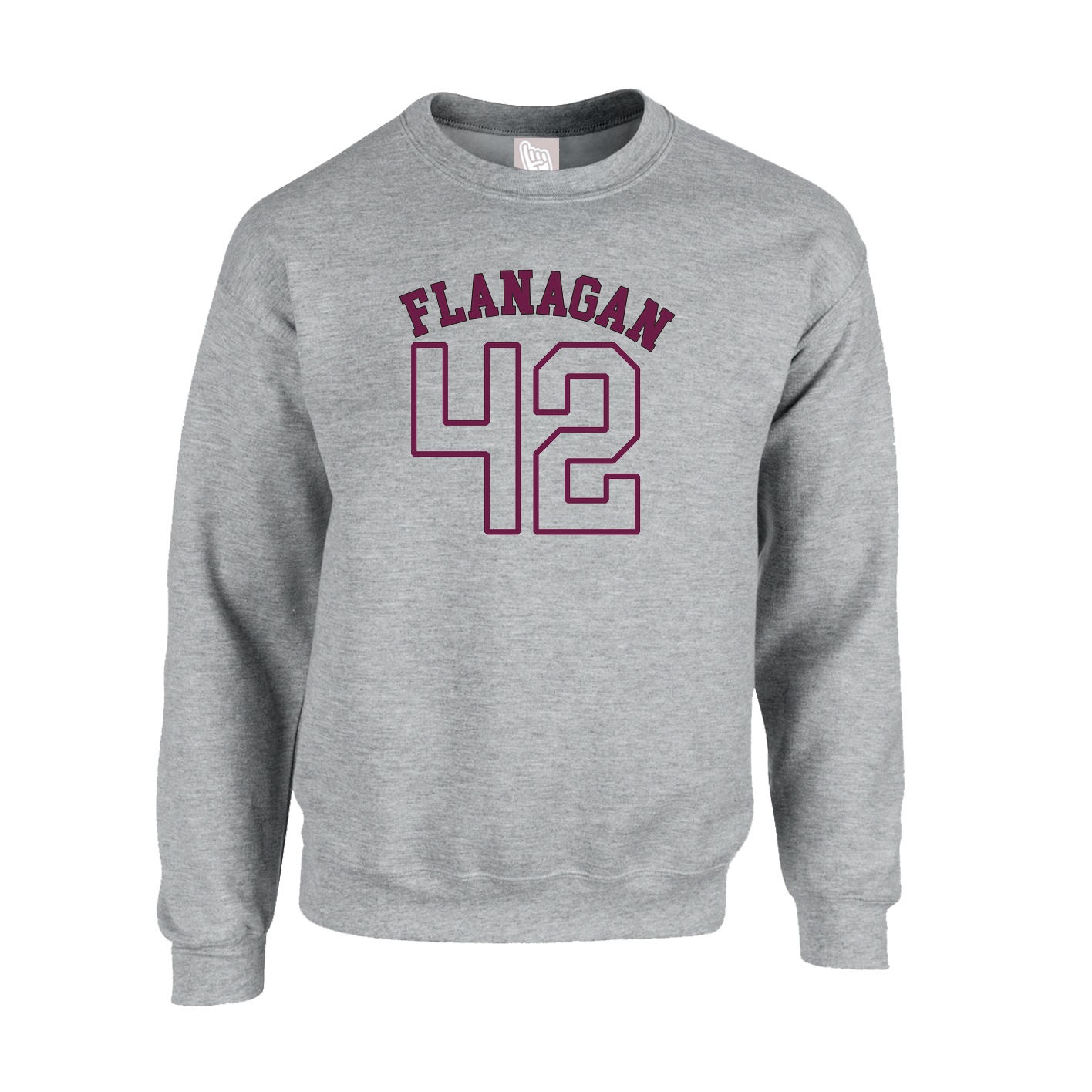 Fleece Crew — Shirsey Arch in Grey
