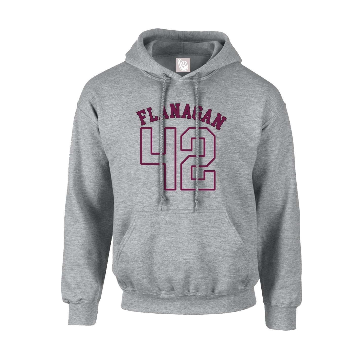 Youth Hoodie — Shirsey Arch in Grey
