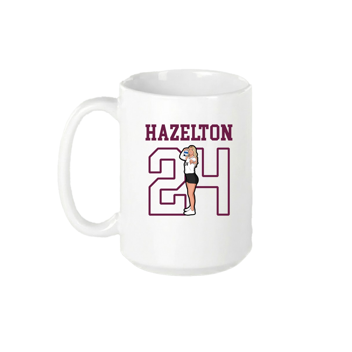 15oz Coffee Mug — Shirsey in White