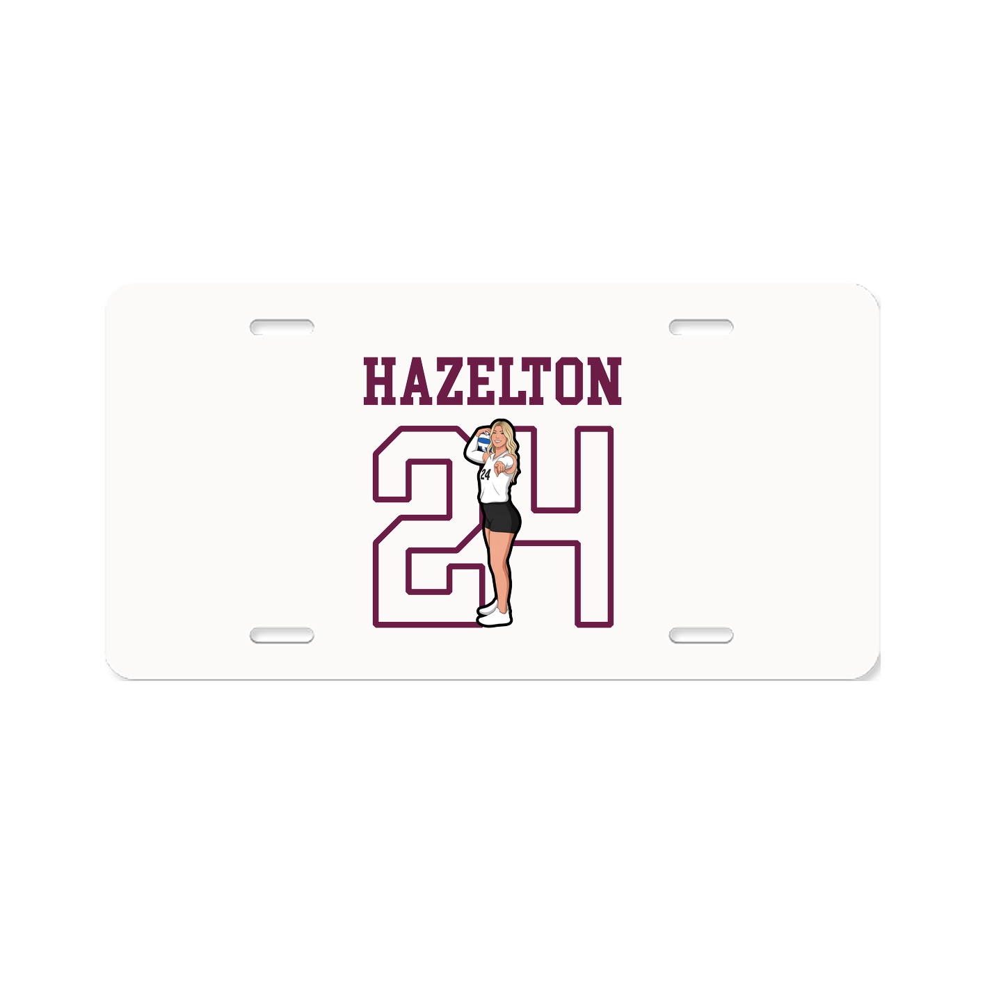 License Plate — Shirsey in Classic