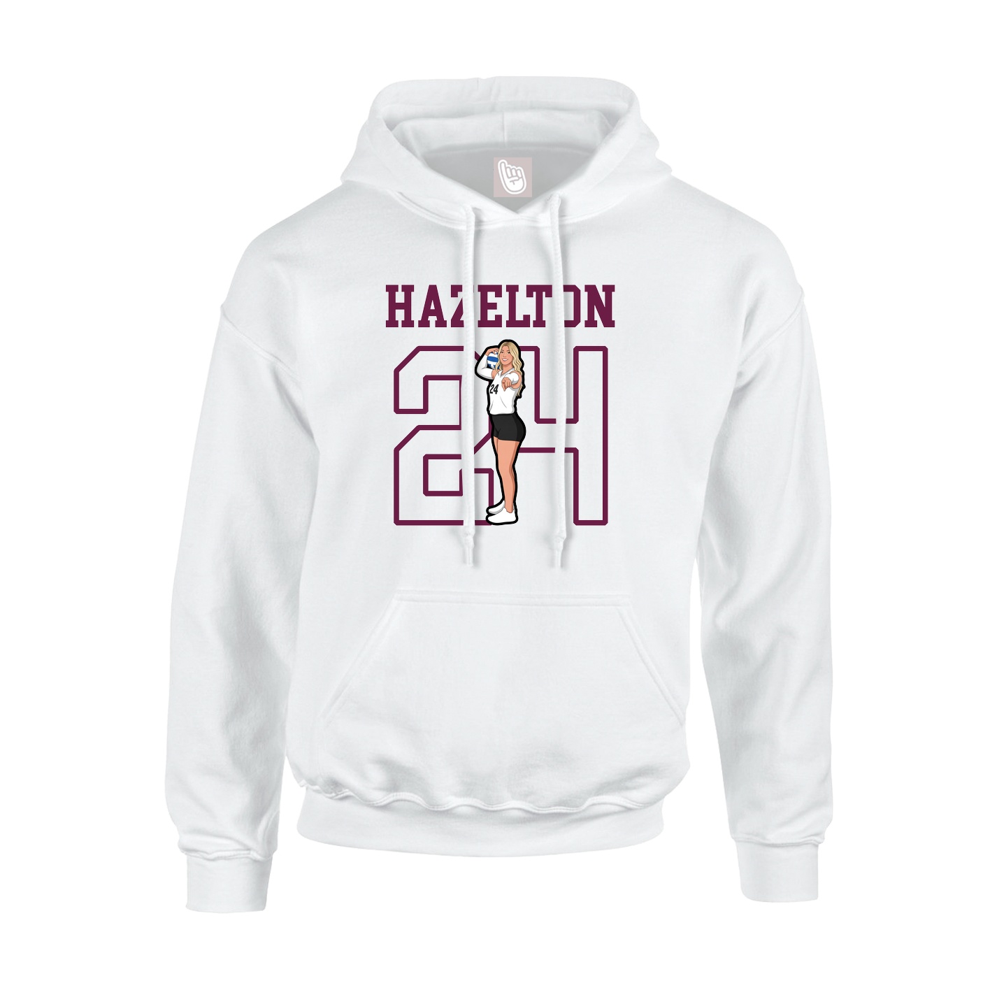 Youth Hoodie — Shirsey in White