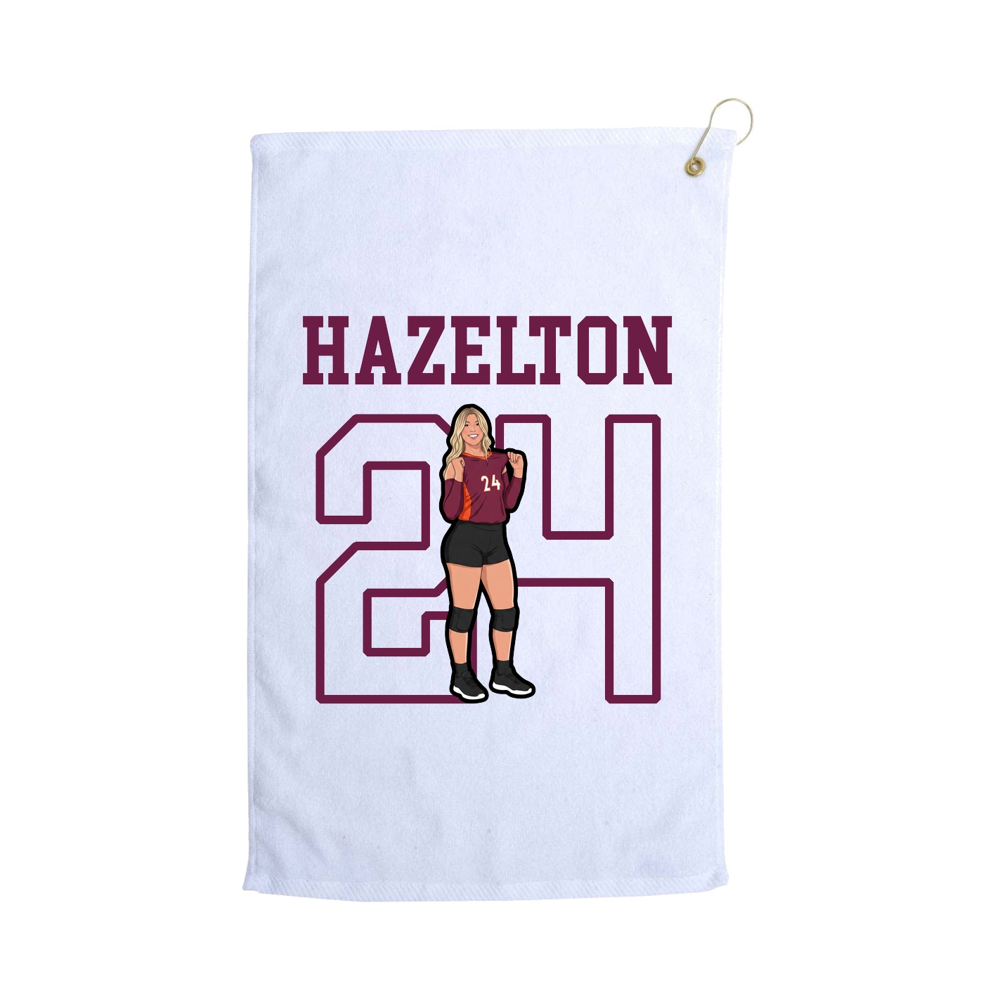 Golf Towel — Shirsey in White