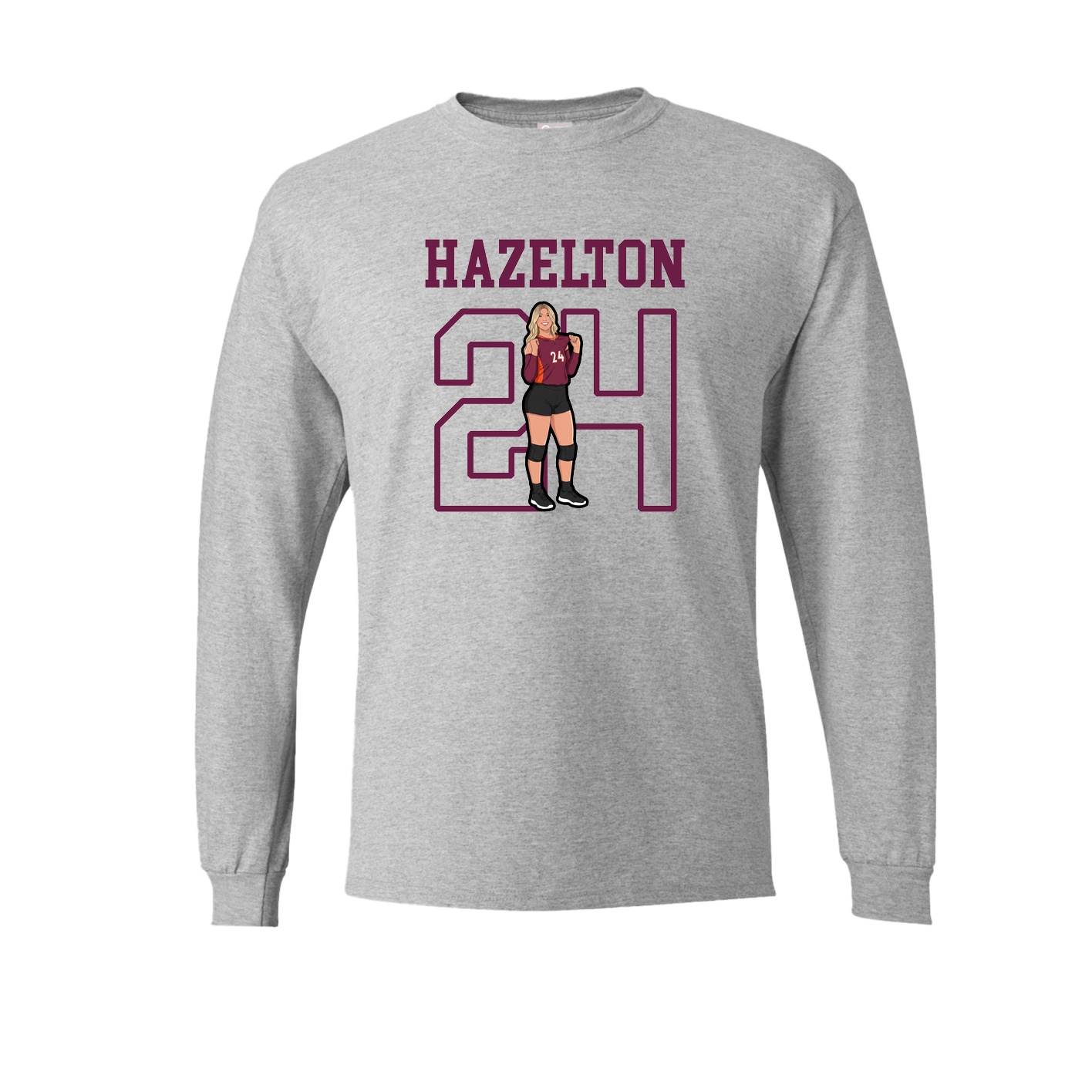 Long Sleeve Tee — Shirsey in Grey