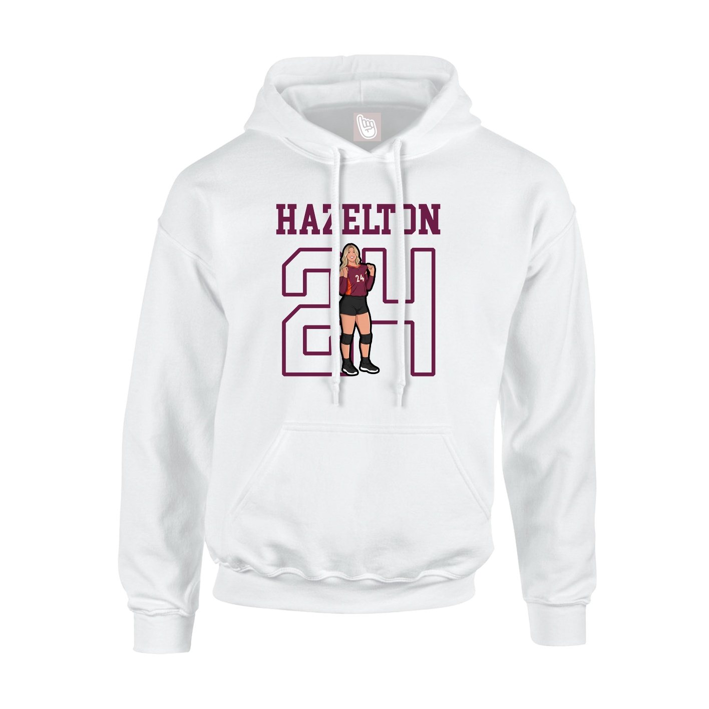 Youth Hoodie — Shirsey in White