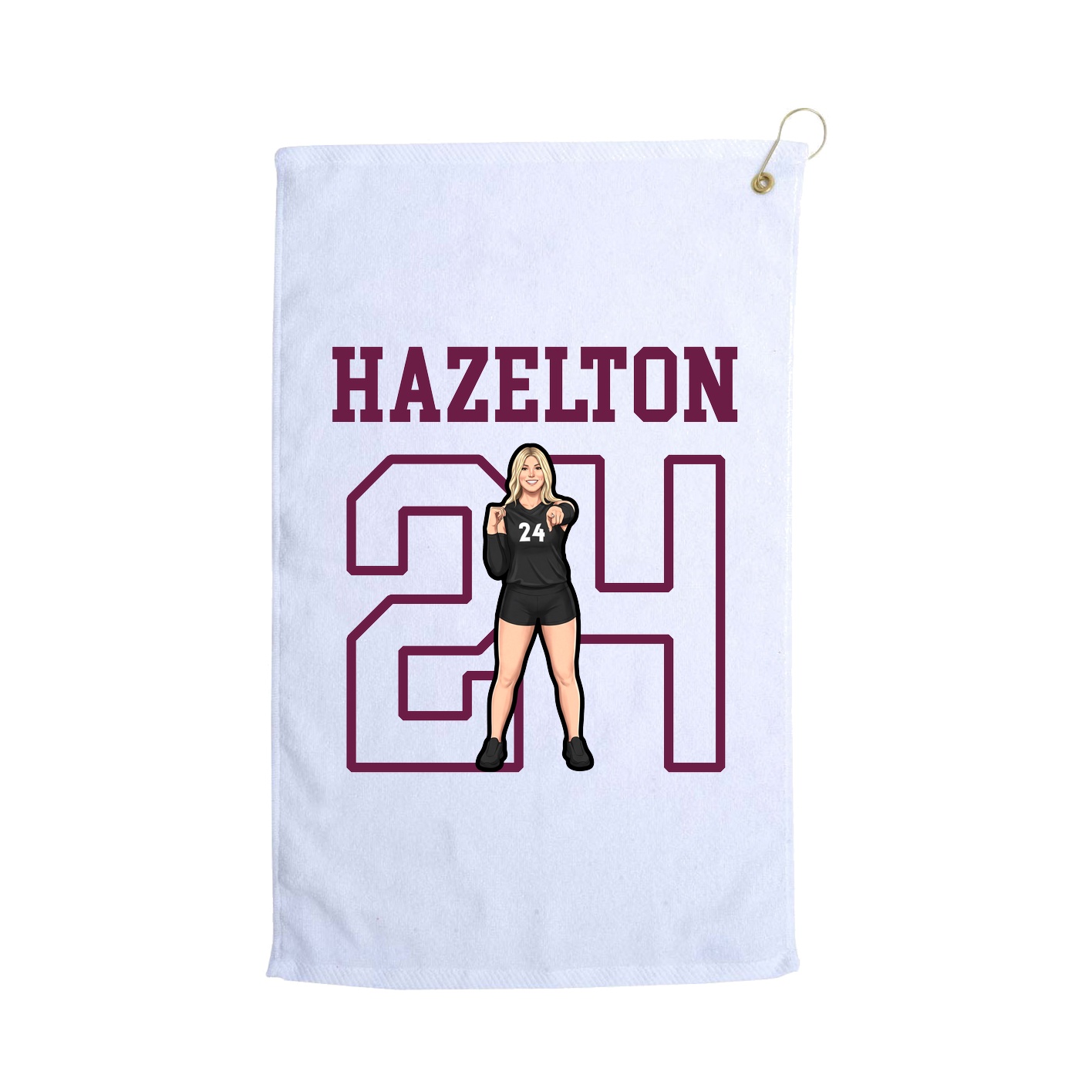 Golf Towel — Shirsey in White