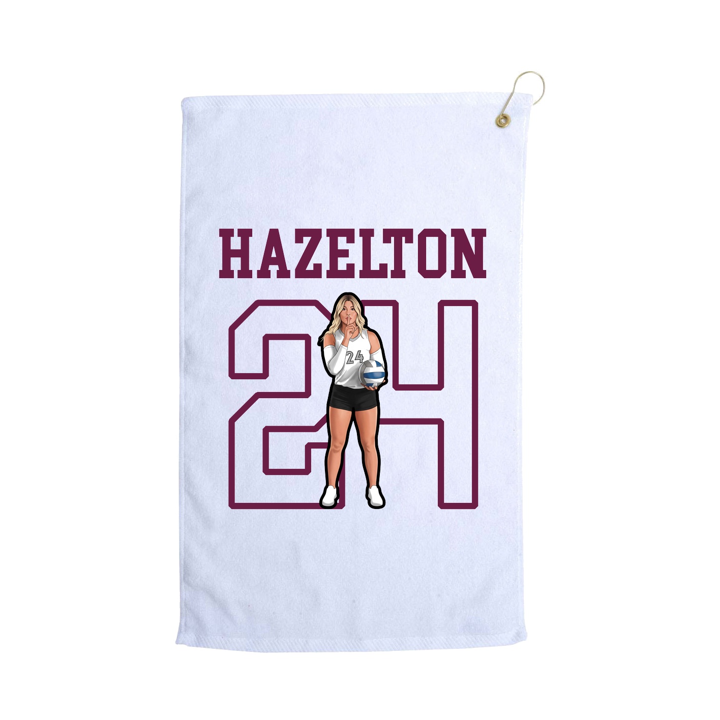 Golf Towel — Shirsey in White